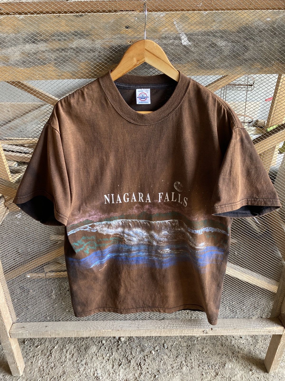 Vintage VINTAGE SUN FADED Niagara Falls T-SHIRT Size US L / EU 52-54 / 3 - 3 Thumbnail