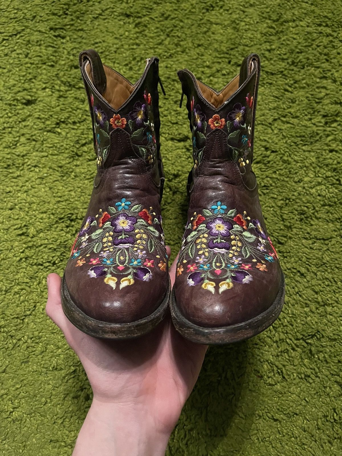 Cowboy Equipment × Old Gringo × Vintage Old Gringo Mexicana western cowboy embroidered flowers boots Size US 8.5 / IT 38.5 - 6 Thumbnail