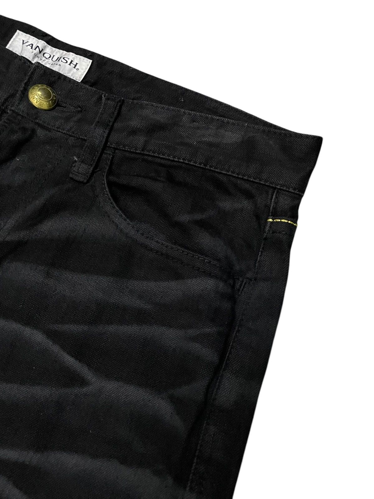 Vanquish Vanquish Japan Honeycomb Claw Mark Black Jeans Size US 30 / EU 46 - 12 Thumbnail