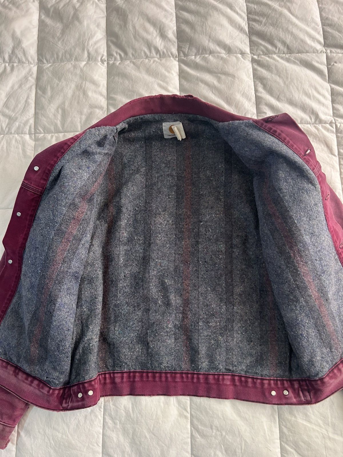 Carhartt Very rare Trucker Jacket JB181 Ruby VTG Carhartt 90s Size US M / EU 48-50 / 2 - 6 Thumbnail