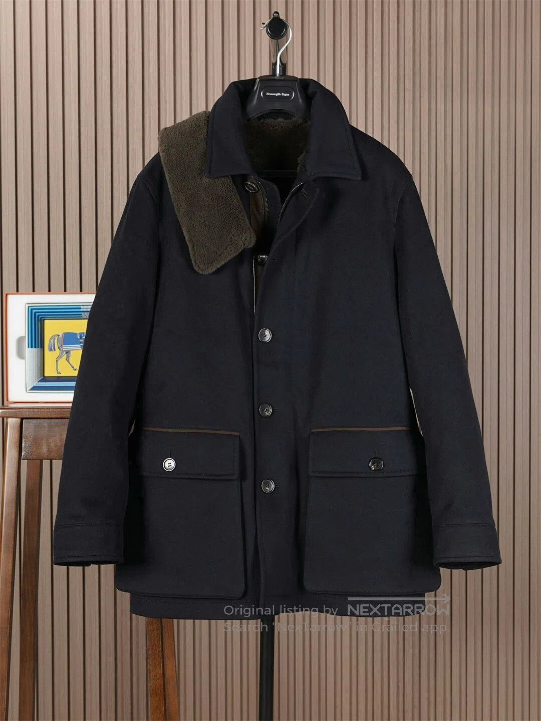 Ermenegildo Zegna ZEGNA HLS Fur Coat for Sale. Size US M / EU 48-50 / 2 - 1 Thumbnail