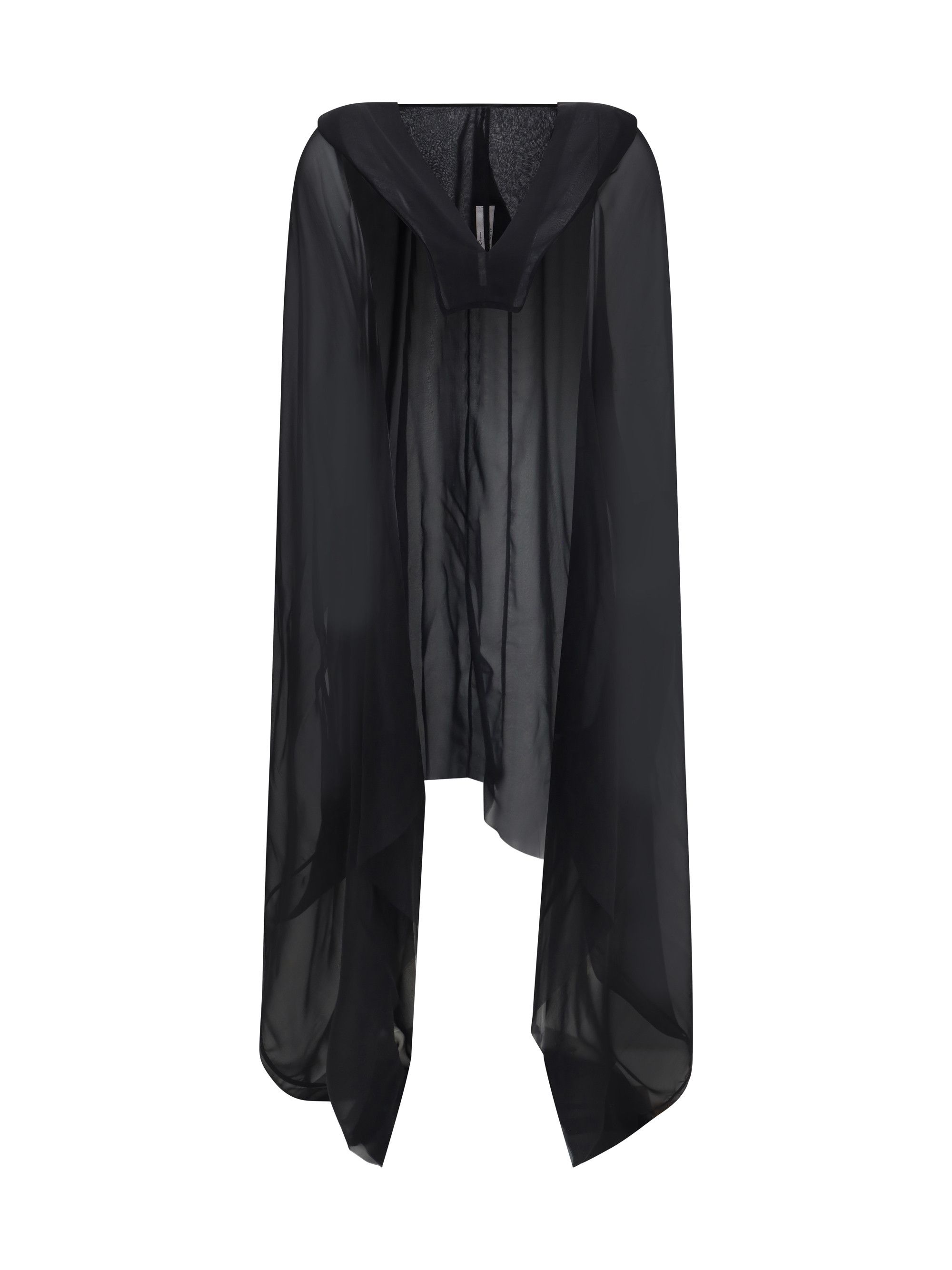 Rick Owens Rick Owens Hooded Tunic Mini Dress | Grailed