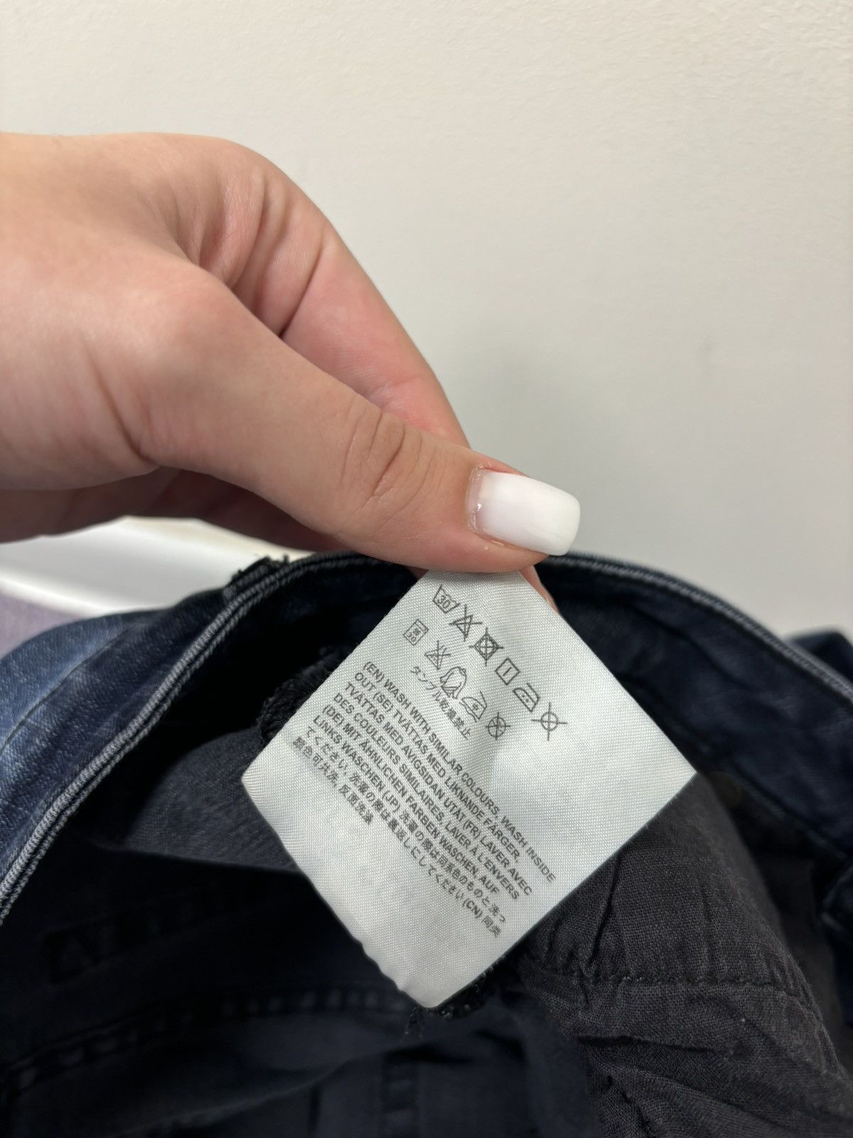 Acne Studios Acne Studios Women’s Skin 5 Deep Navy Blue Denim Jeans Size 28" / US 6 / IT 42 - 12 Thumbnail