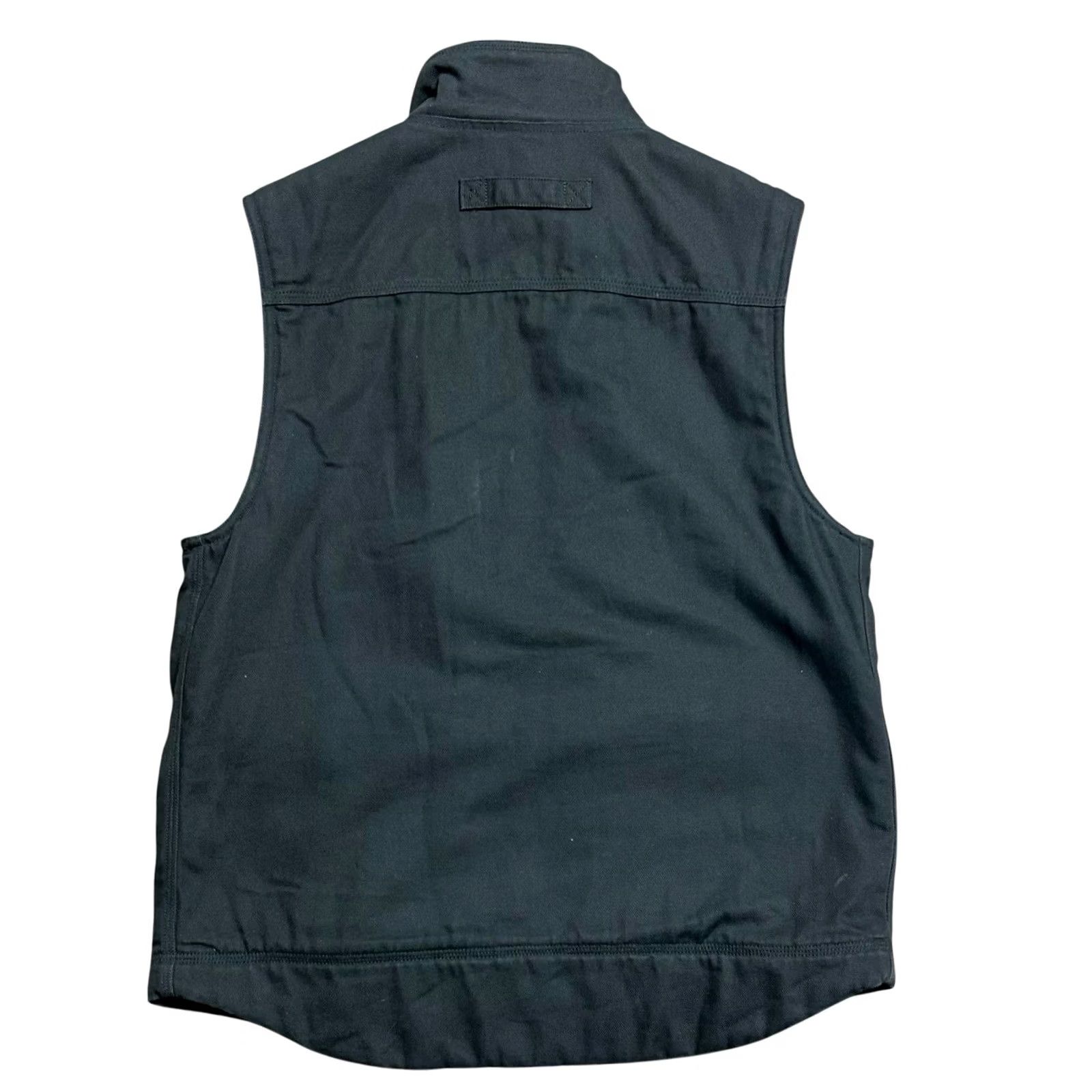 CO Duluth Trading Co Vest Mens Medium Brown Canvas Sherpa Lined Full Zip Workwear Outdoor Size US M / EU 48-50 / 2 - 7 Thumbnail