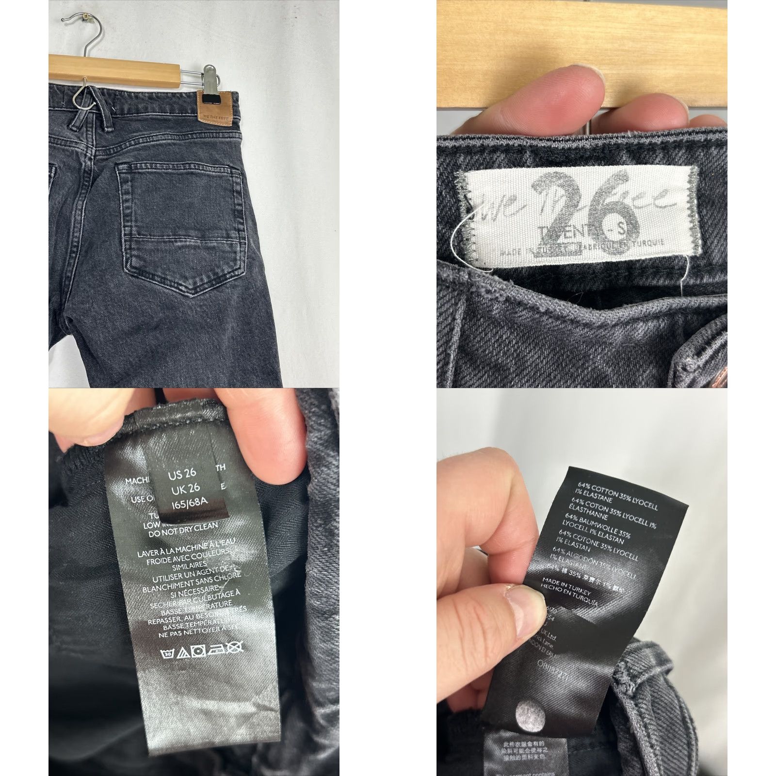 Free People Free People Jeans Black Distressed Ankle Inseam 30 Inseam 30 Womens 26 29 Waist 29 Black Distressed Ankle Jeans Women Regular Size 26 XS? Size ONE SIZE - 9 Thumbnail