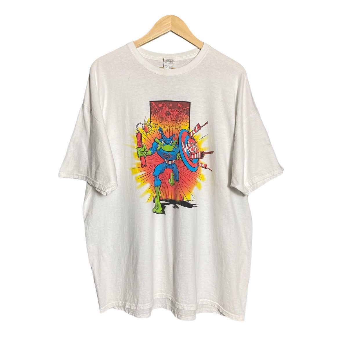Vintage Webn Fireworks Hero Anime Tee Size US XXL / EU 58 / 5 - 1 Thumbnail