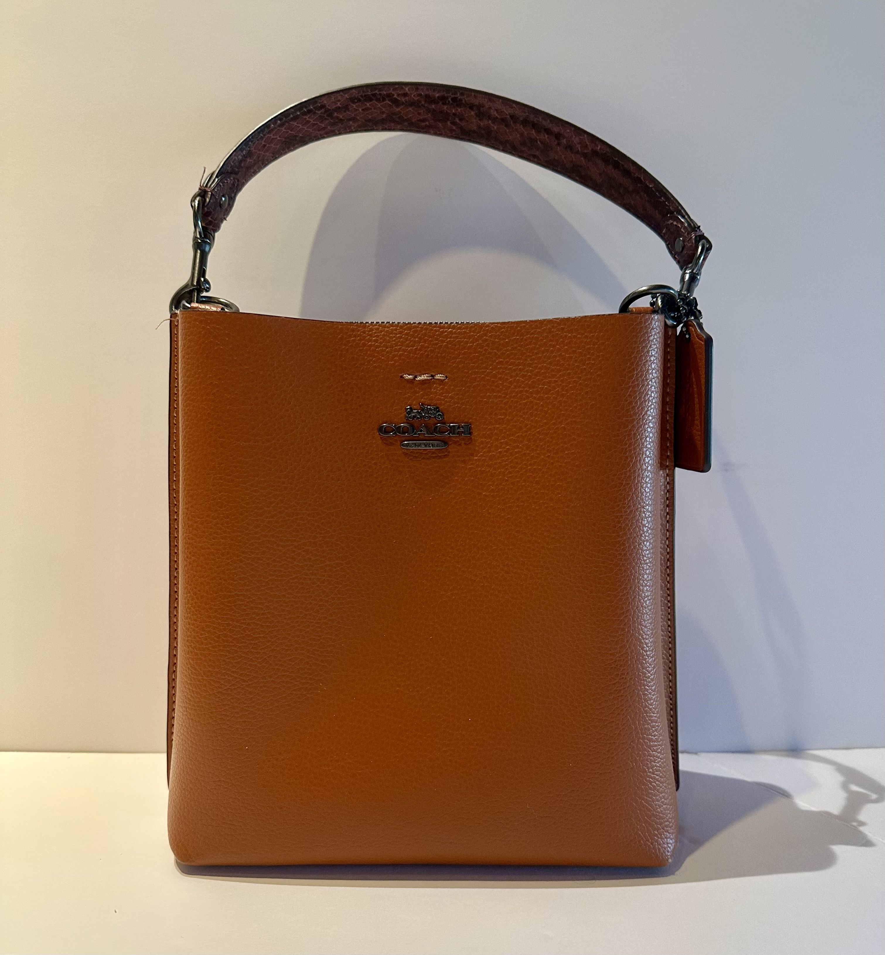 Coach CB901 Sunset Leather Mollie Bucket Bag 22 Purse