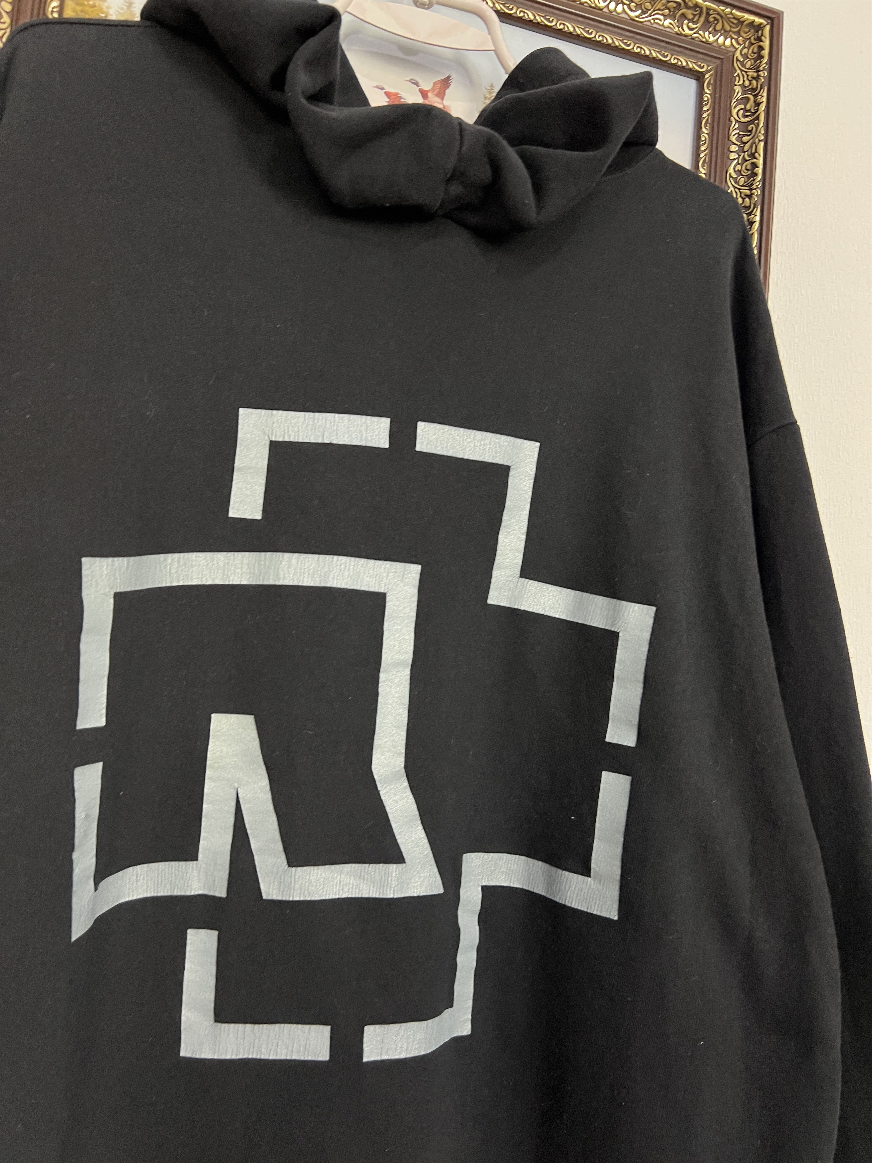 Vintage Vintage Rammstein Over Print Hoodie Band Jacket Rare Hype Size US XXL / EU 58 / 5 - 12 Thumbnail