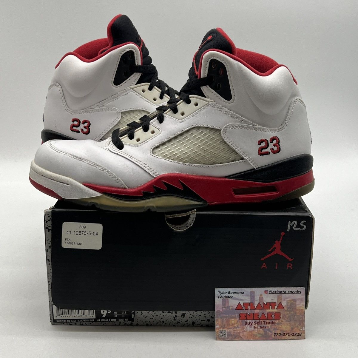 Jordan Brand Air Jordan 5 Fire red Size US 9.5 / EU 42-43 - 1 Thumbnail