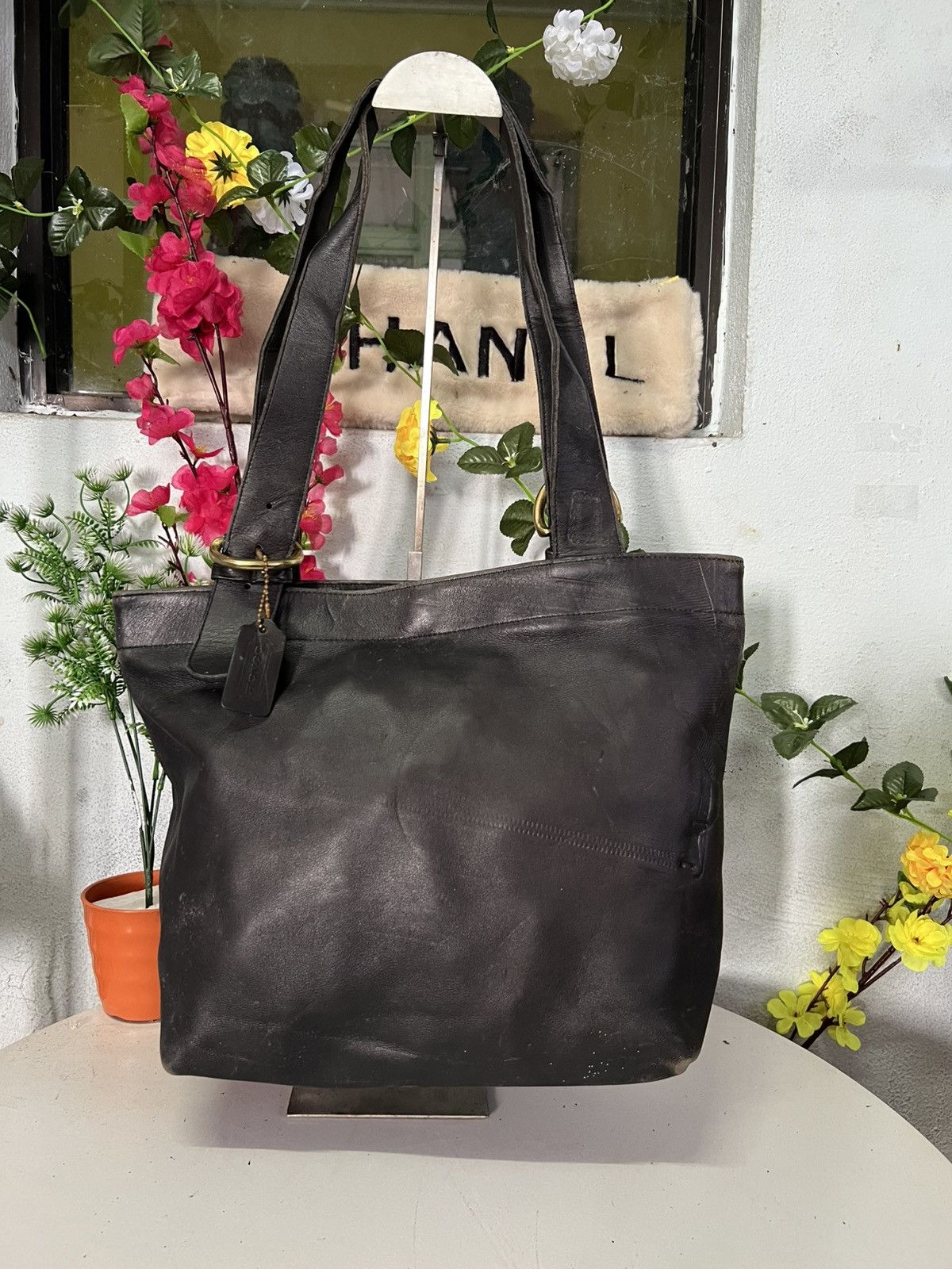Vintage Coach Leather Bag