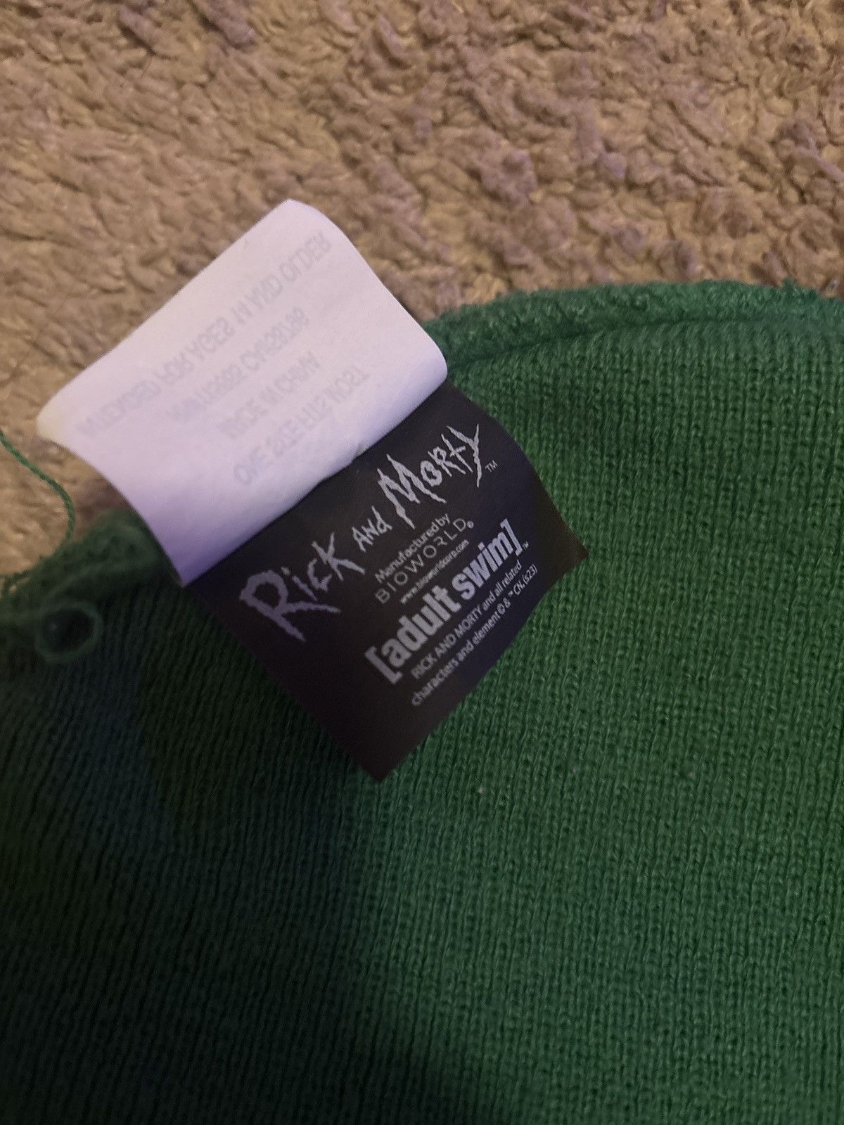 Zumiez Pickle Rick beanie Size ONE SIZE - 3 Thumbnail