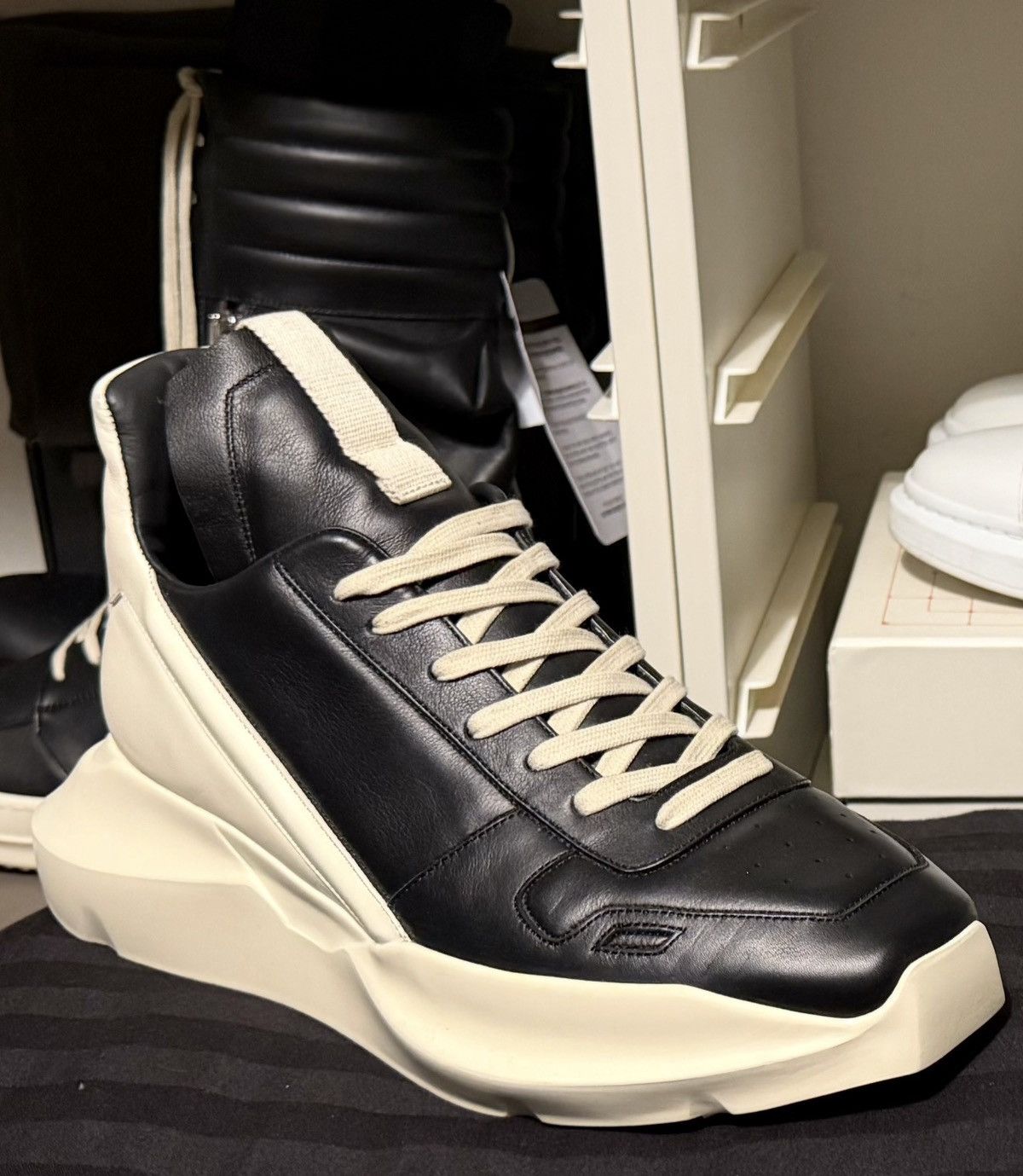 Rick Owens Rick Owens Geth Runner Black Size US 11 / EU 44 - 1 Thumbnail