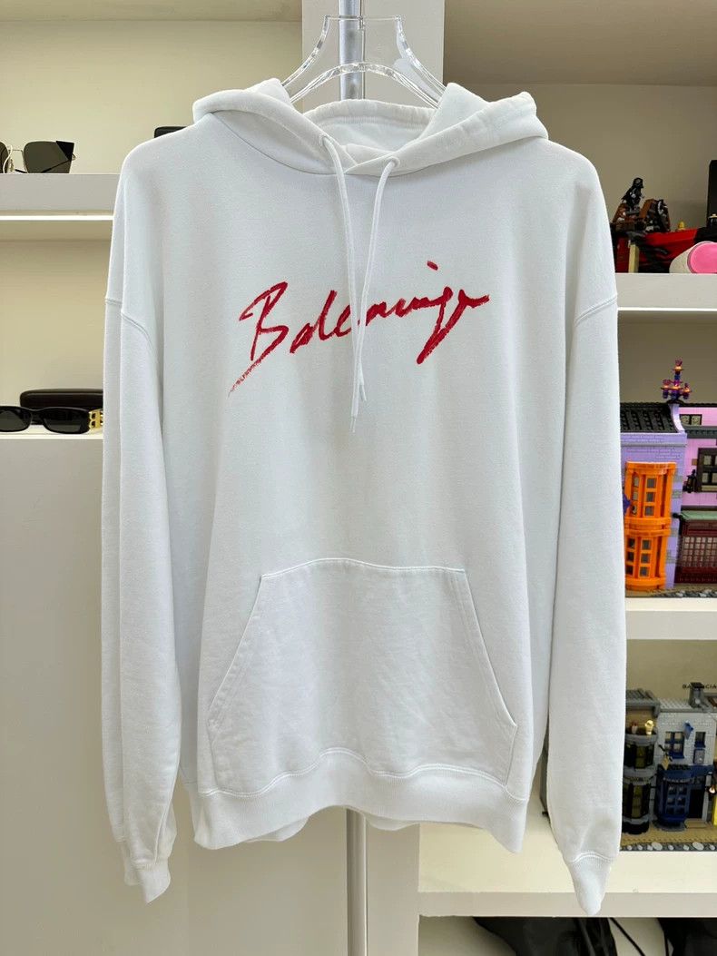 Balenciaga Balenciaga Letter Logo printed hooded long sleeve hoodie 25 Size US M / EU 48-50 / 2 - 1 Thumbnail
