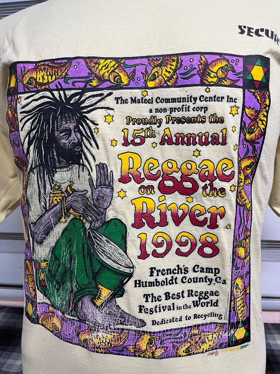 Bob Marley × Vintage Vintage 90s Raggea Festival 1998 Size US XL / EU 56 / 4 - 3 Thumbnail