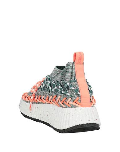 Chloe o1loc1c11125 Green Nama Sock Sneakers in Multicolor Size US 8 / IT 38 - 3 Thumbnail