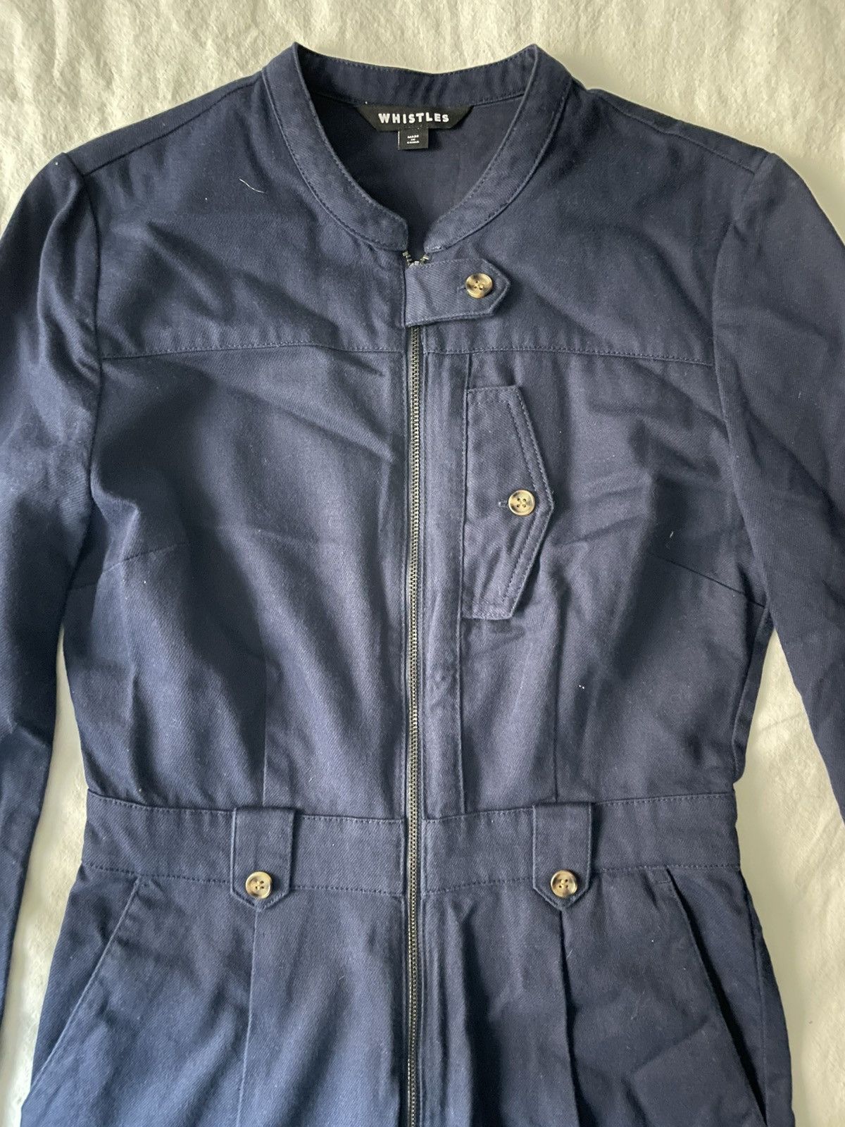 Whistles Whistles Navy Boiler Suit Size 27" / US 4 / IT 40 - 3 Thumbnail
