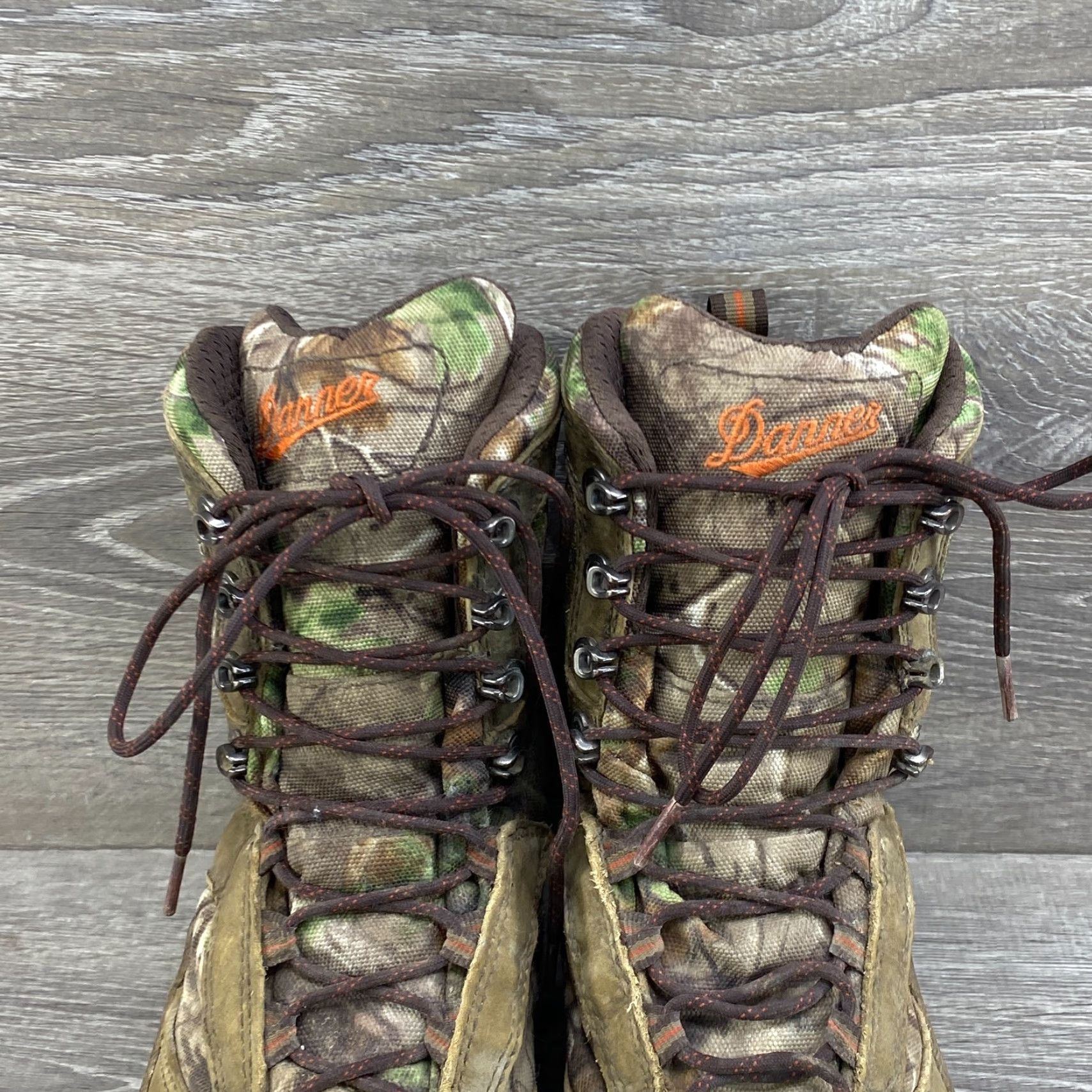 Danner Danner High Ground Mens 8 Brown Camo Real Tree Xtra Gore-Tex Boots Hunting Hiking Winter Gore-Tex Leather Brown Real Tree Xtra Camouflage Mens Boots Size US 8 / EU 41 - 4 Thumbnail