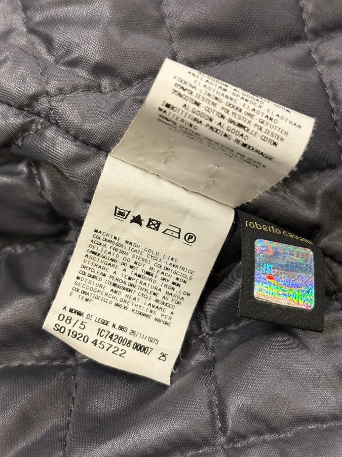 Roberto Cavalli AW2008 Cavalli Black Nylon Obscure Bomber Jacket Size US M / EU 48-50 / 2 - 11 Thumbnail