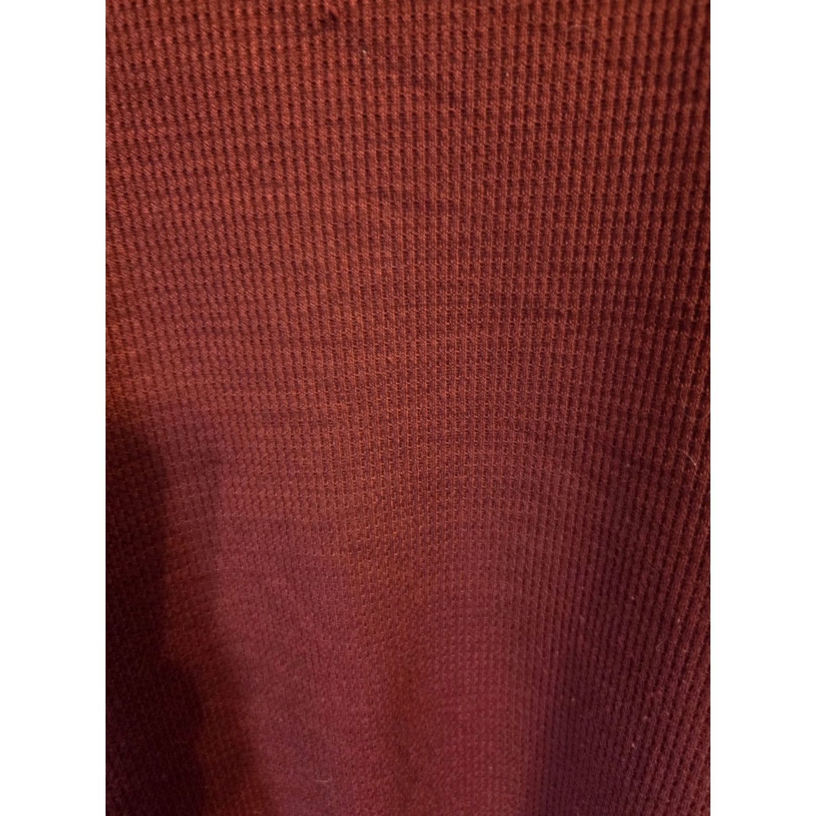 Vintage Bloomchic Burgundy Floral Embroidered Waffle Knit Balloon Sleeve Top Red 30 6X Plus Womens Size 4XL / US 24-26 - 3 Thumbnail