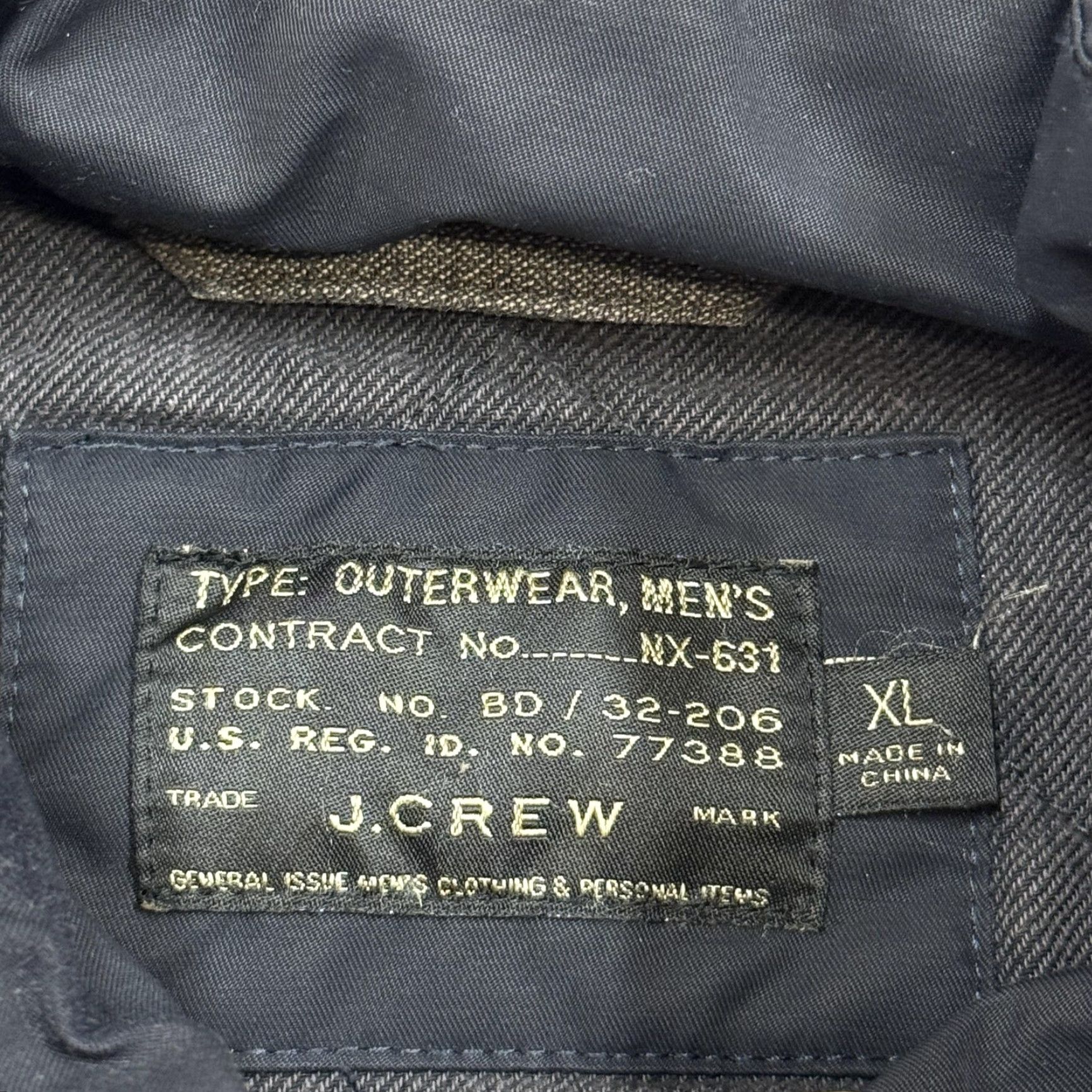 J.Crew J.Crew Quilted Vest Mens XL Navy Blue Full Zip Stand Collar Pockets Insulated Vest Size US XL / EU 56 / 4 - 4 Thumbnail