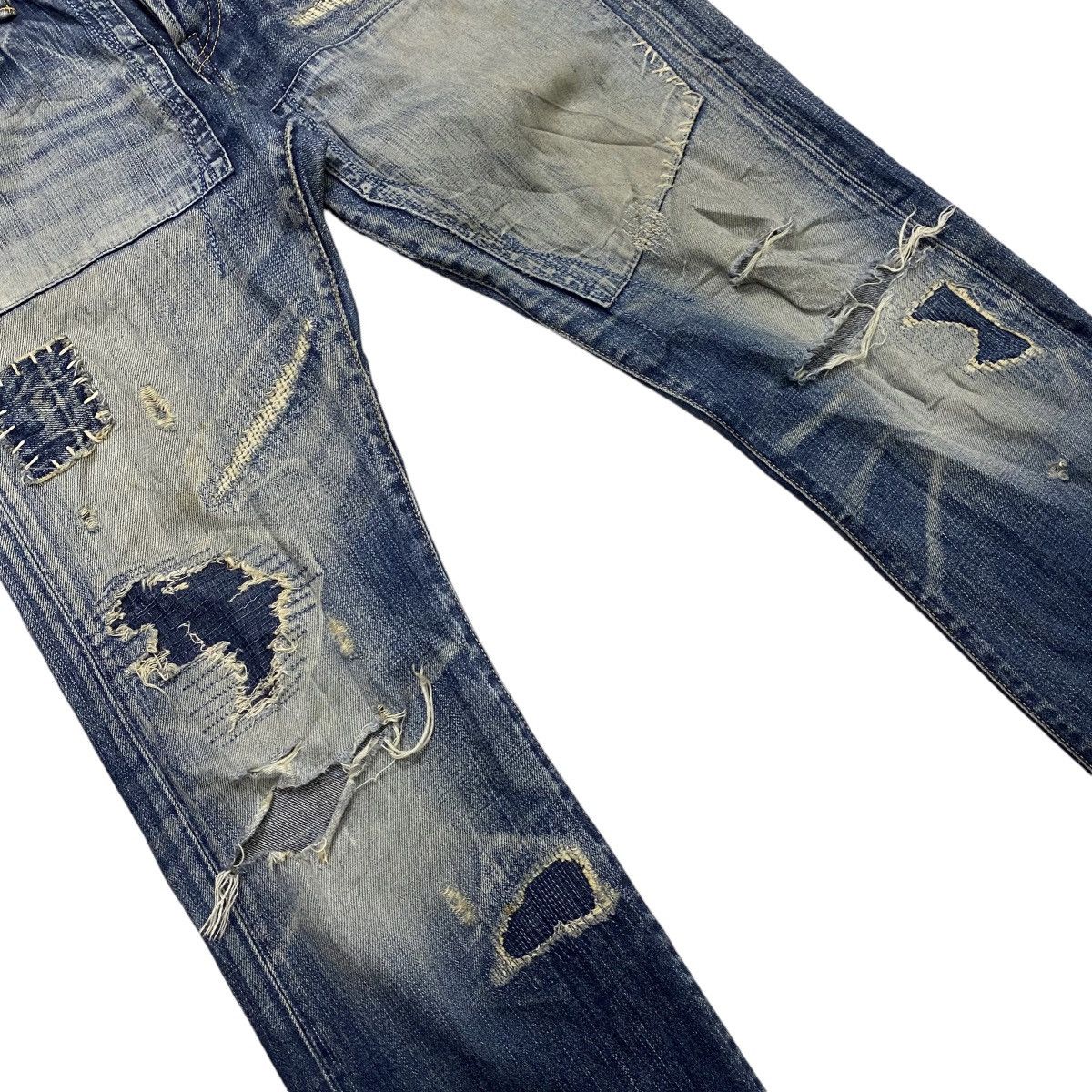 Eternal × Japanese Brand Eternal parchwork distress denim Size US 34 / EU 50 - 4 Thumbnail