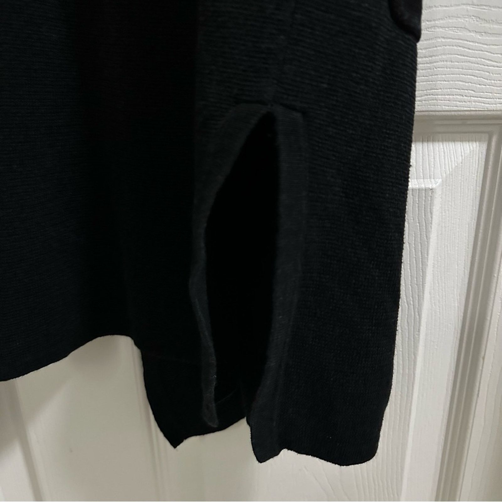 J.Crew J.CREW Juliette collarless sweater-blazer linen blend Black Size L / US 10 / IT 46 - 14 Thumbnail