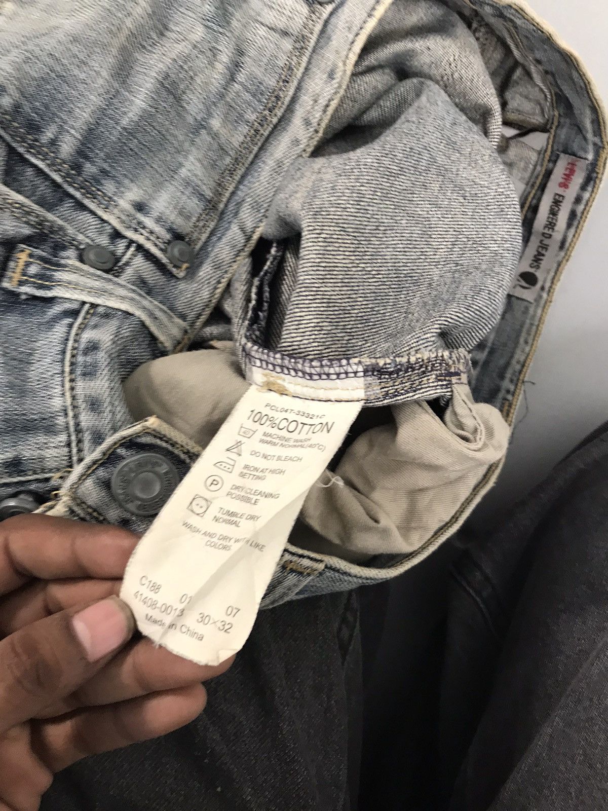 Levi's Vintage Levi’s engineer jeans denim Size US 32 / EU 48 - 8 Thumbnail