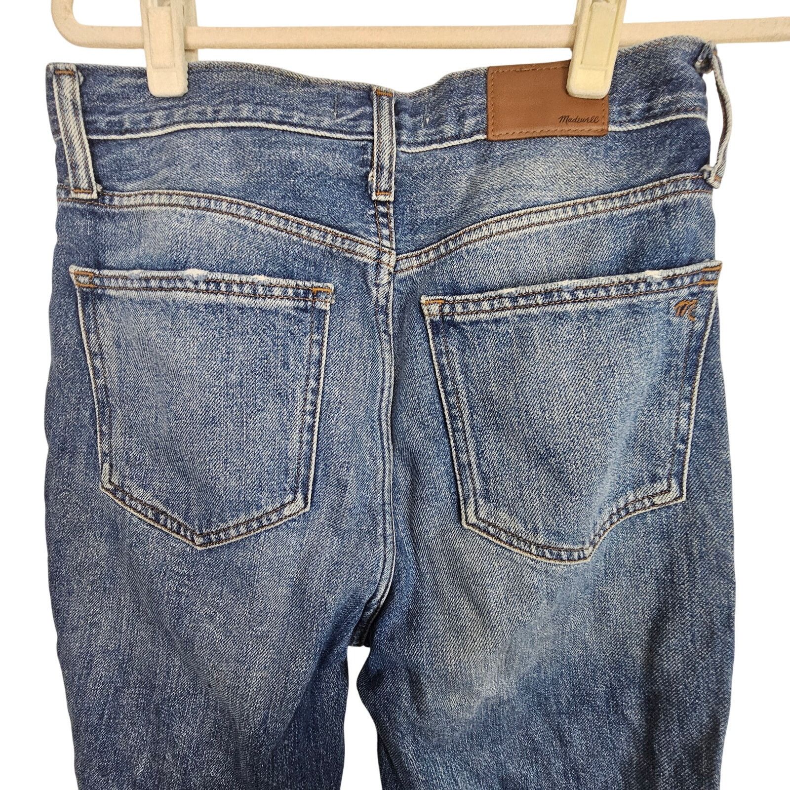 Madewell Madewell Womens The Momjean High Waist Sz 27 Denim Pants Size 27" / US 4 / IT 40 - 8 Thumbnail