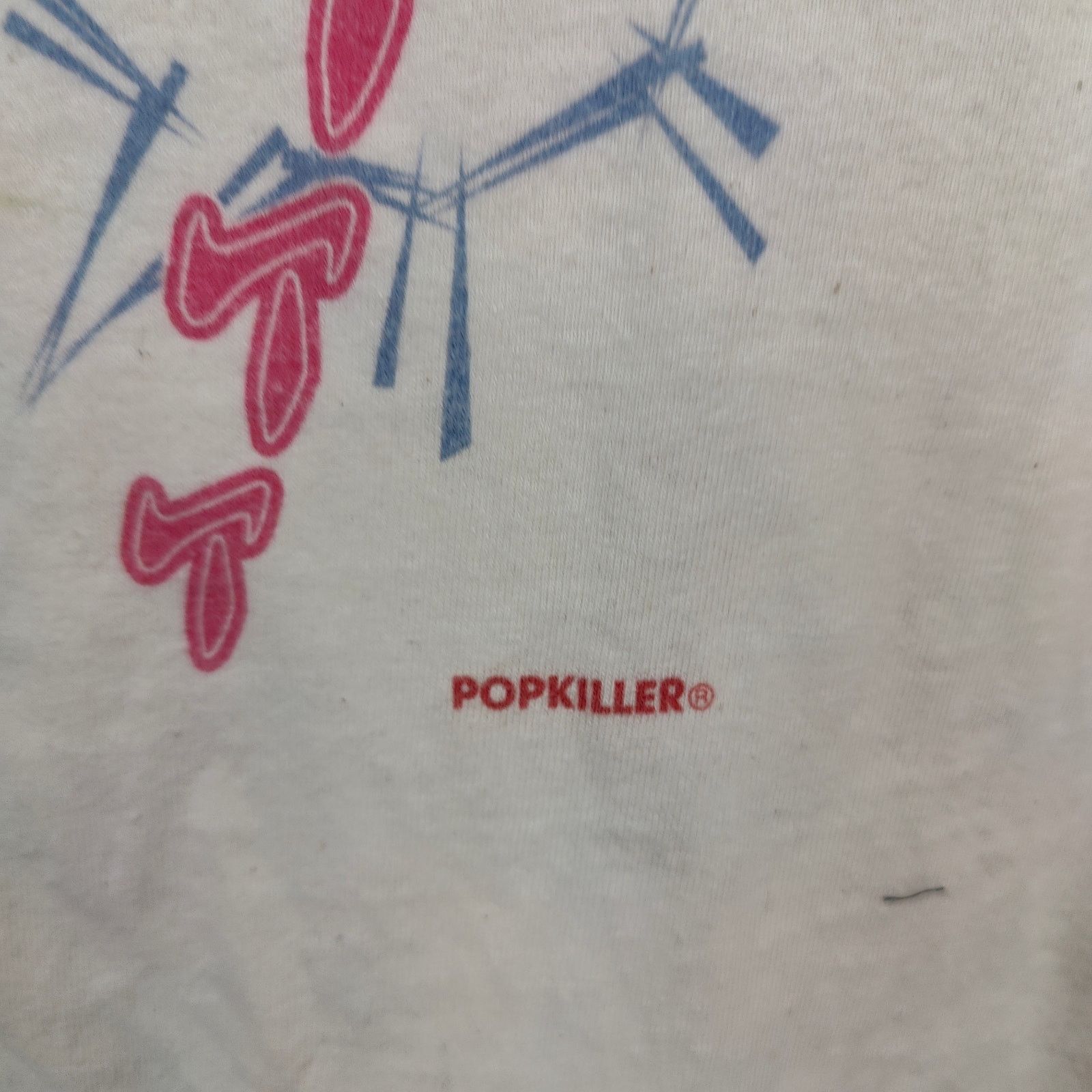 Other Popkiller Los Angeles Graphic T-Shirt Mens Medium Cream Size US M / EU 48-50 / 2 - 3 Thumbnail