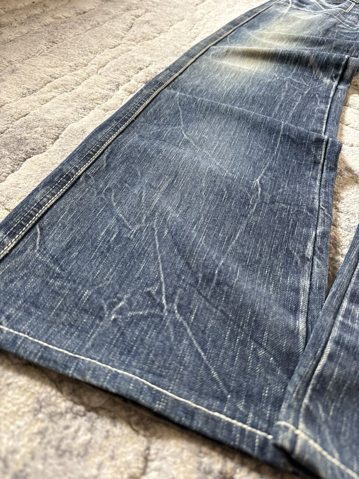 Edwin Edwin 503 Blue Trip Medium Wash Flared Jeans Size US 29 - 8 Thumbnail