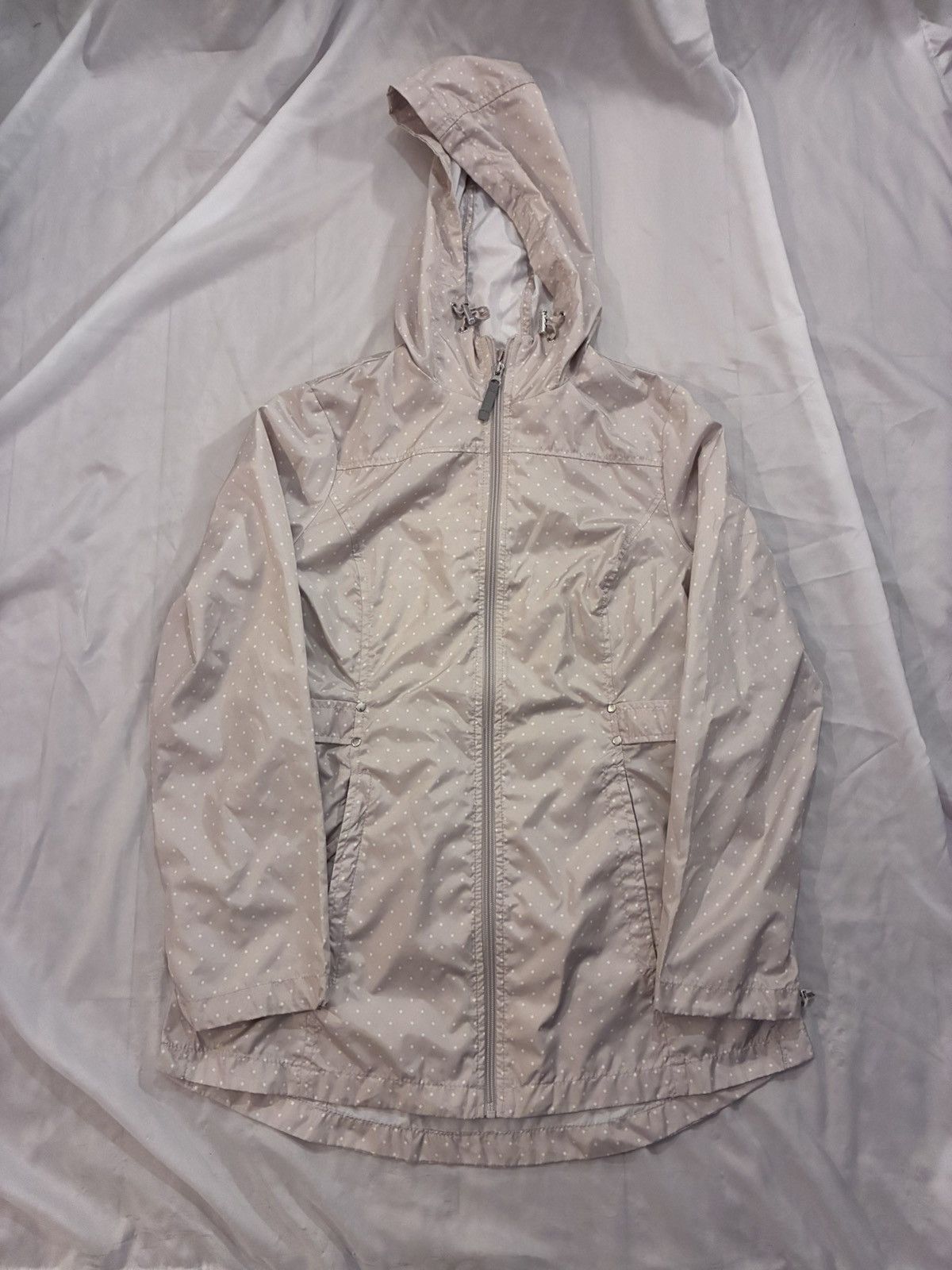 Jones New York Jones New York Polka Dot Windbreaker Parka Raincoat Size S / US 4 / IT 40 - 4 Thumbnail