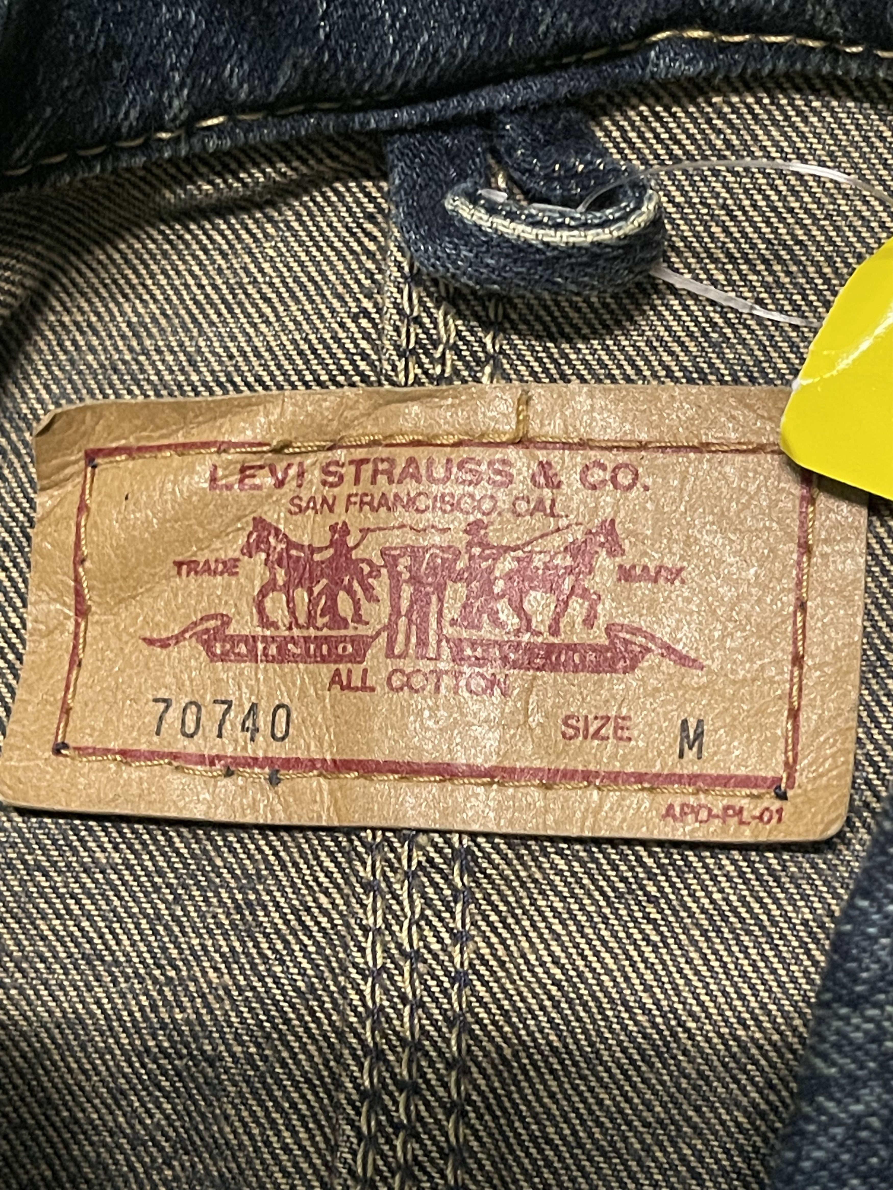 Levi's Vintage Y2K Levis Denim Chore Jacket Size US M / EU 48-50 / 2 - 3 Thumbnail