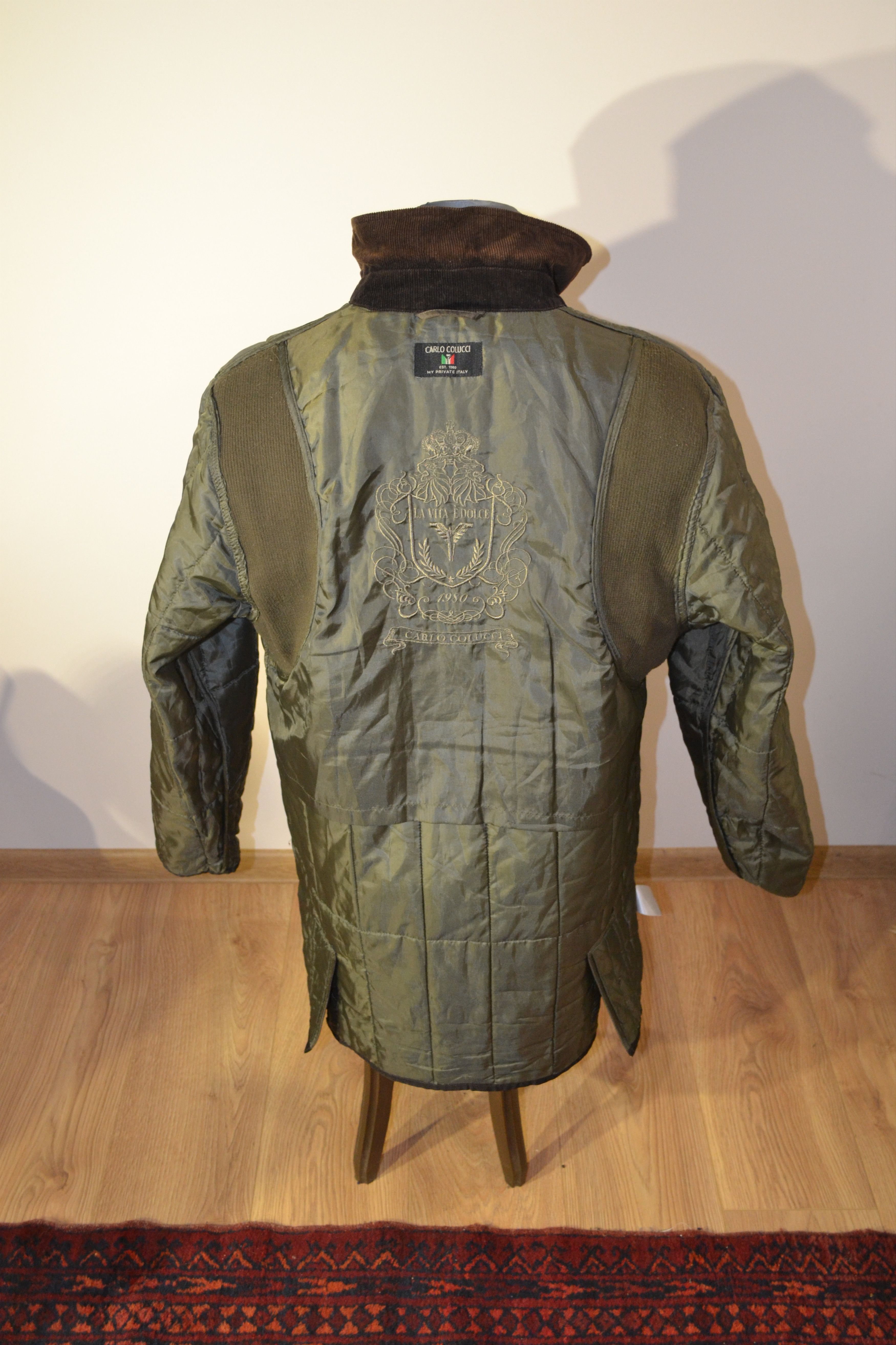 Carlo Colucci Jacket Carlo Colucci Vintage Olive | Rare 90s Men’s Classic Size US L / EU 52-54 / 3 - 5 Thumbnail