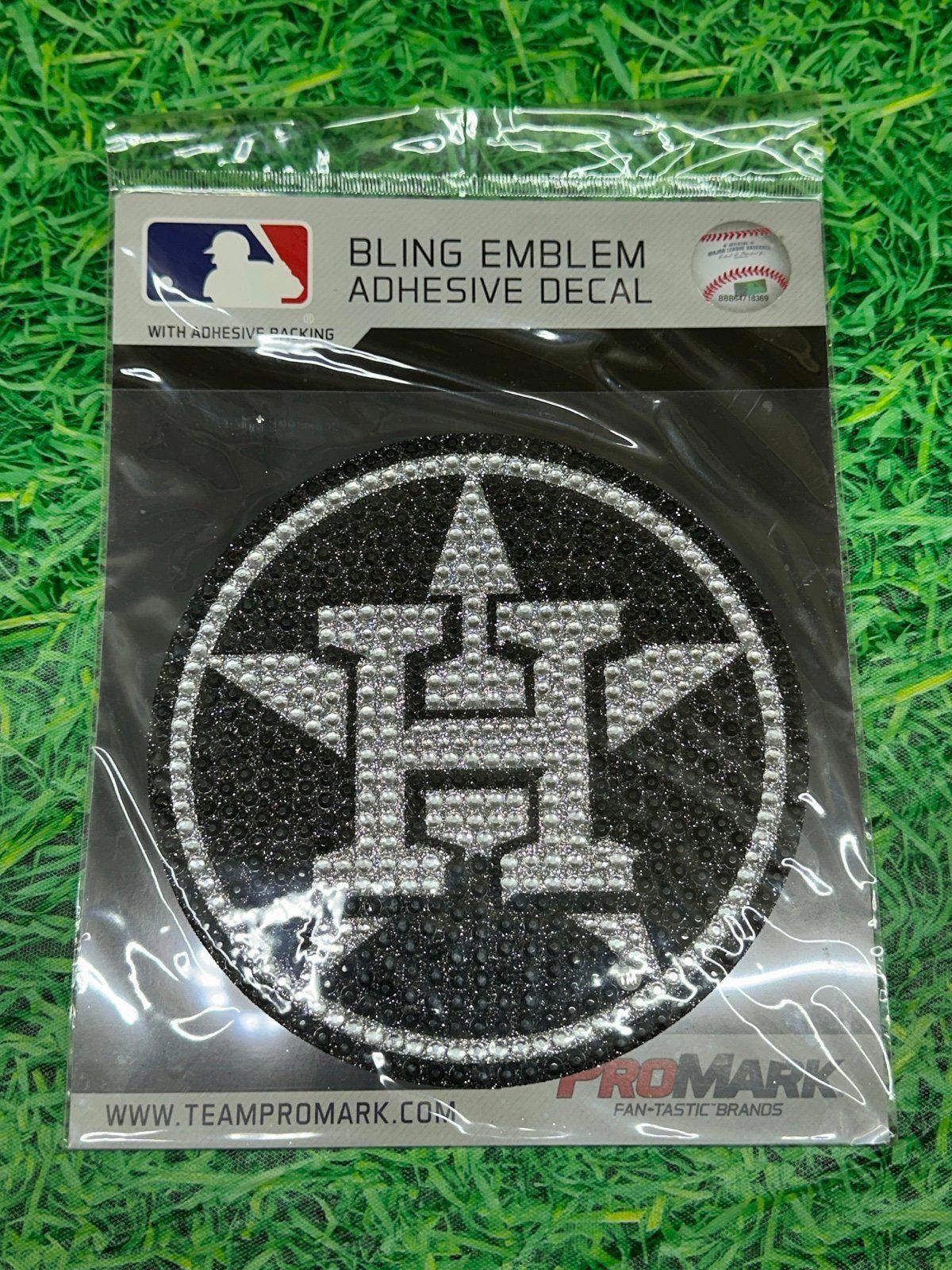 MLB Houston Astros [NEW] MLB Glitter Decal Sticker Rhinestone Size ONE SIZE - 1 Thumbnail