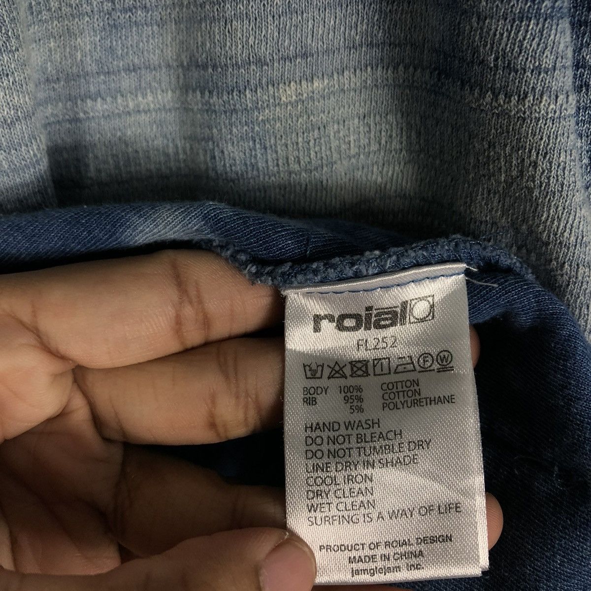 Japanese Brand 📌ACID WASH BIKER ZIPPER JACKET ROIAL CALIFORNIA Size US M / EU 48-50 / 2 - 23 Thumbnail