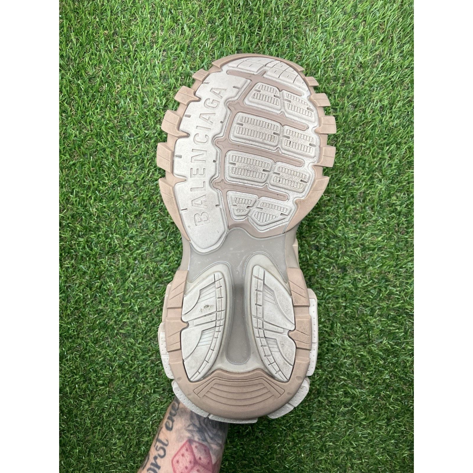 Balenciaga Balenciaga Track.3 ' Beige ' Size US 5.5 / EU 38 - 8 Thumbnail