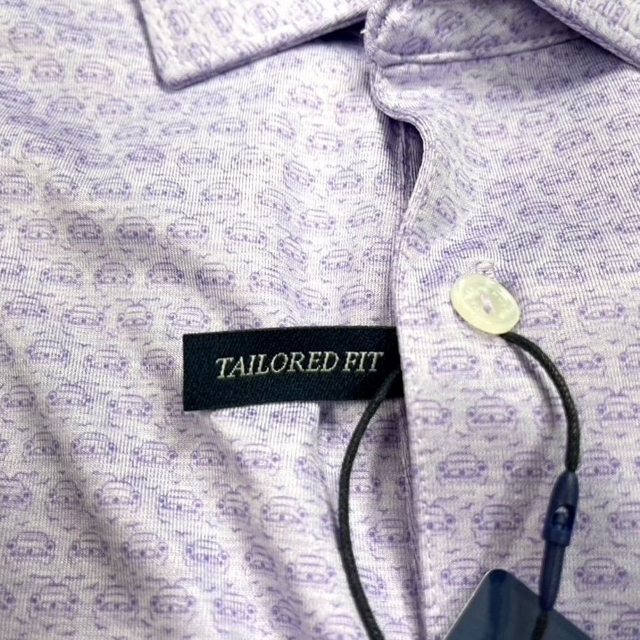 Peter Millar Peter Millar Polo Shirt Mens XL Purple Golf NWT Lightweight Breathable Logo Embroidered Short Sleeve Polo USA 90s? Size US XL / EU 56 / 4 - 6 Thumbnail