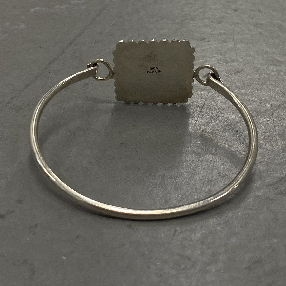 Kapital × Vintage Vtg 60s 70s Chunky Geometric Sterling Silver Monogram Cuff Size ONE SIZE - 4 Thumbnail
