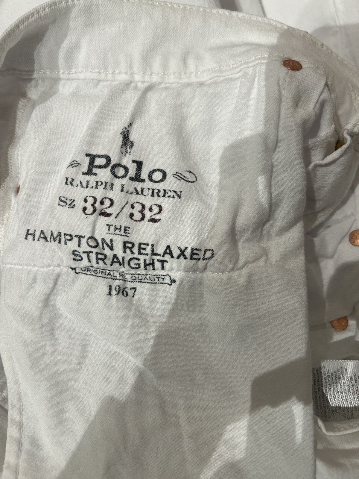 Polo Ralph Lauren Polo Ralph Lauren "Hampton" Relaxed Straight Denim Size US 32 / EU 48 - 8 Thumbnail