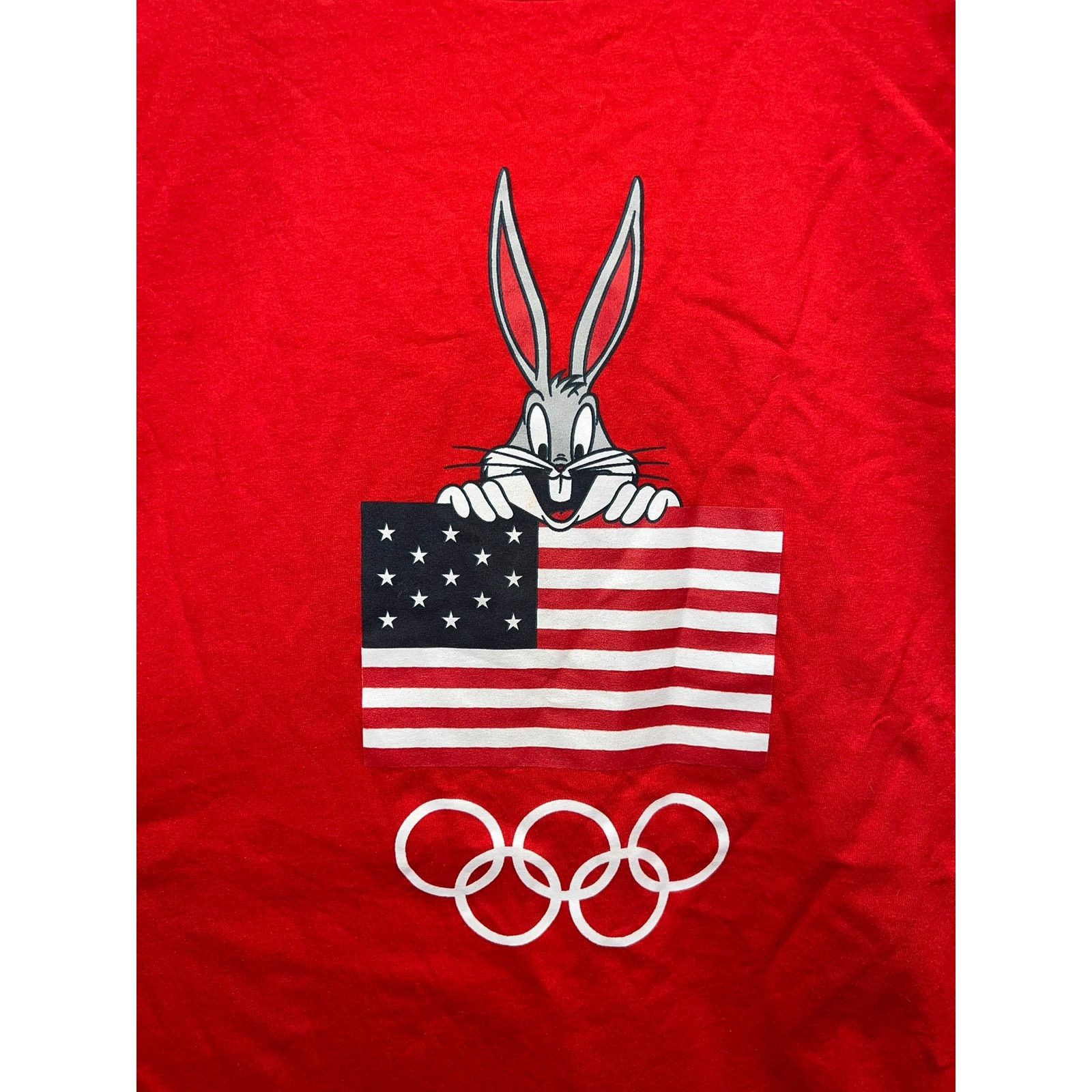 USA Olympics Looney Tunes USA Olmypics Shirt United States Olympic Tee L Size US L / EU 52-54 / 3 - 2 Thumbnail