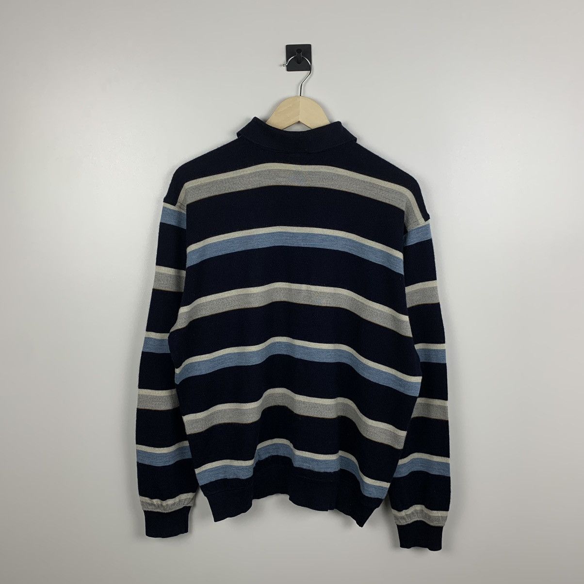 Paul & Shark Vintage Paul & Shark Striped Wool Sweater Men’s Size L Size US L / EU 52-54 / 3 - 13 Thumbnail