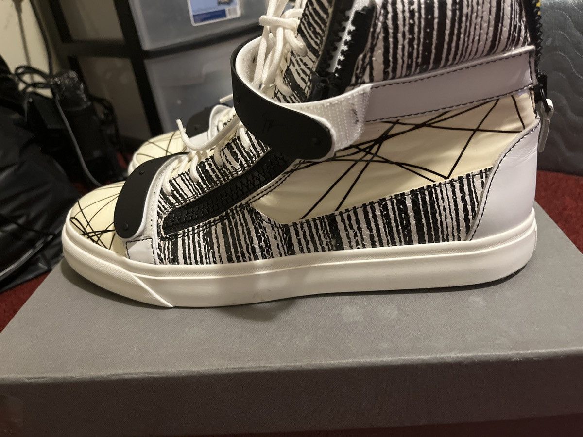 Giuseppe Zanotti Giusseppe Zanotti High Top Sneakers Size US 12 / EU 45 - 3 Thumbnail