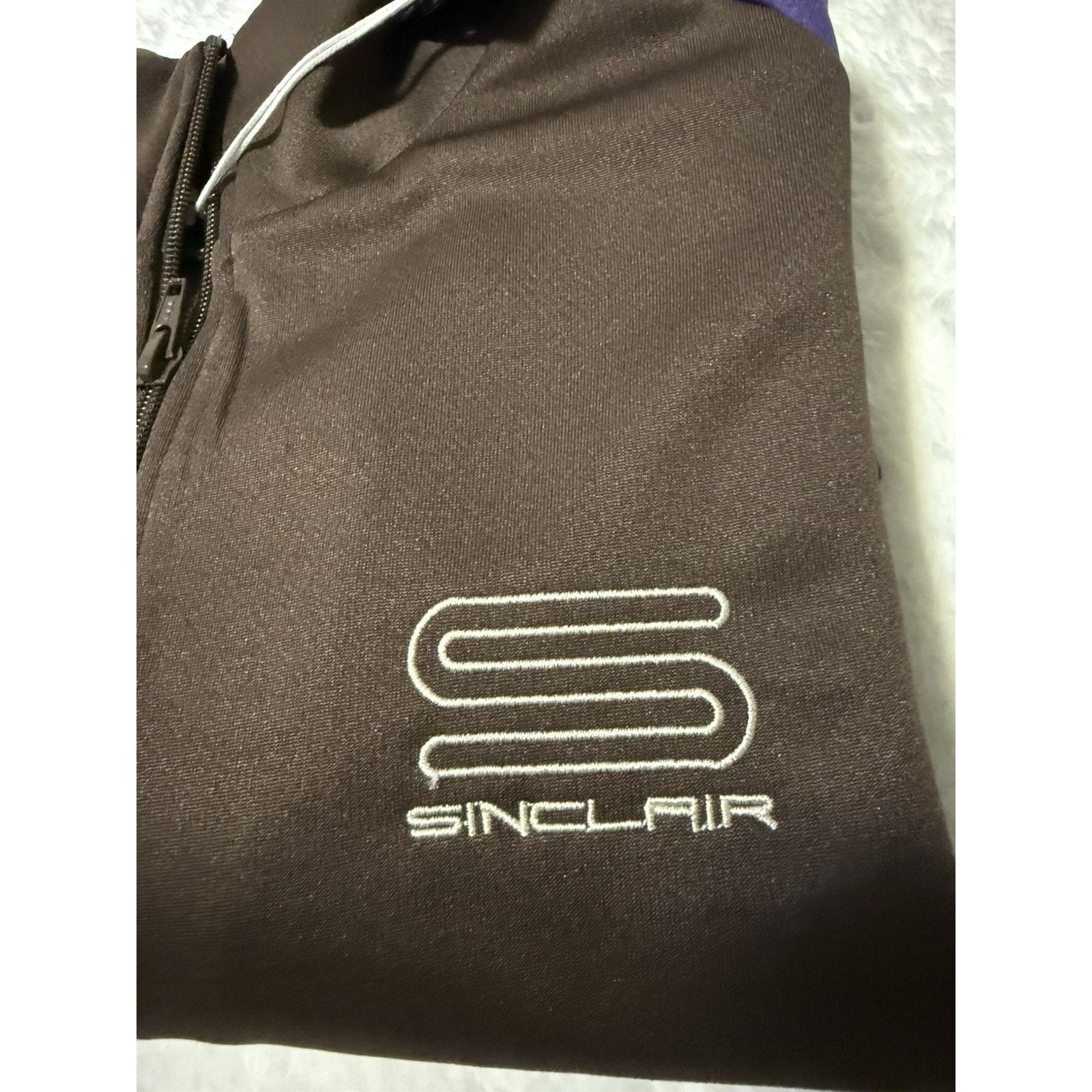 Sinclair Global Sinclair Global Tech Logo Track Jacket Brown Purple Size XL Size US XL / EU 56 / 4 - 5 Thumbnail