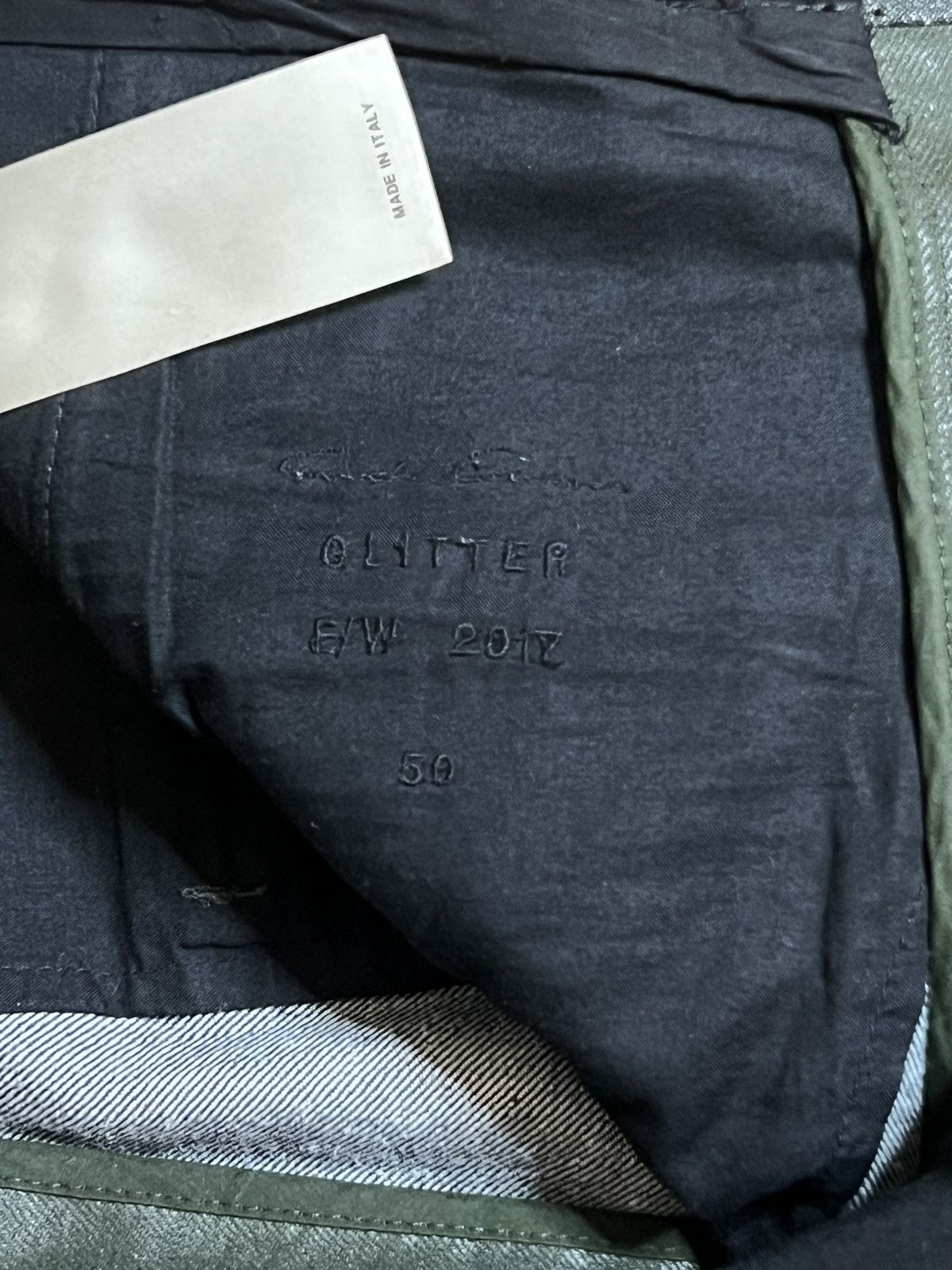 Rick Owens FW/17 Rick Owens ‘GLITTER’ Toad Pants Size US 31 - 11 Thumbnail