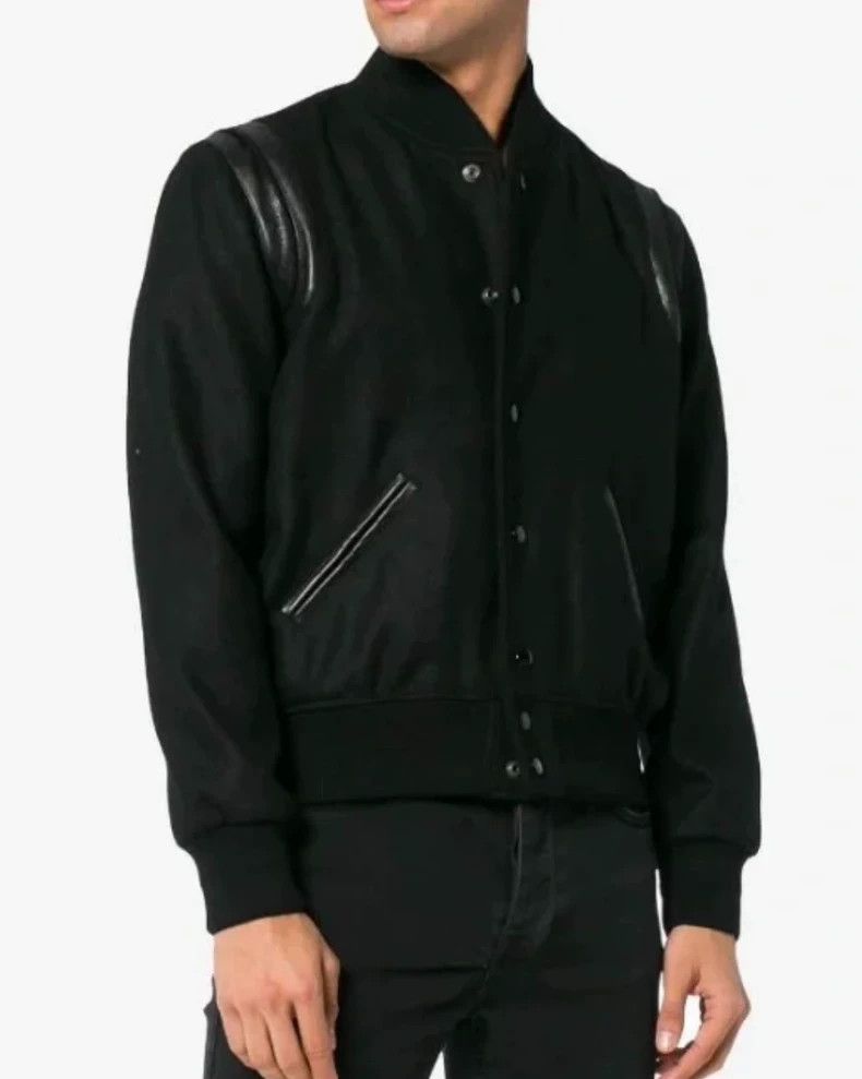 Yves Saint Laurent Saint Laruent Teddy Darth Vader Wool Pure Black Patchwork f Size US M / EU 48-50 / 2 - 9 Thumbnail