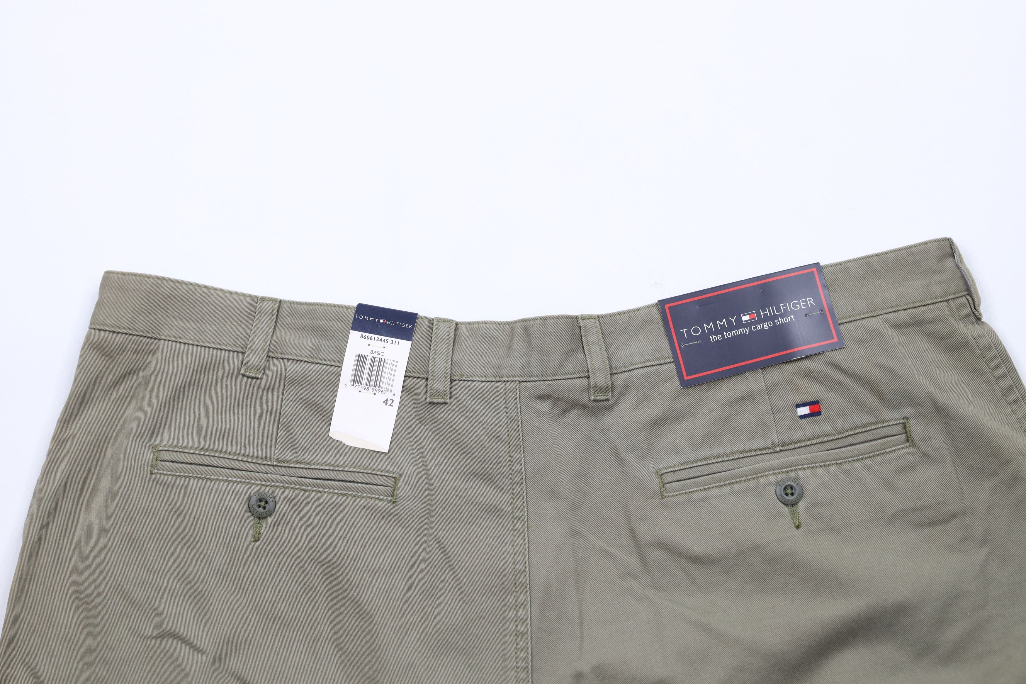 Tommy Hilfiger × Vintage Deadstock Vintage Y2K Tommy Hilfiger Fit Cargo Shorts Green Size US 42 / EU 58 - 10 Thumbnail