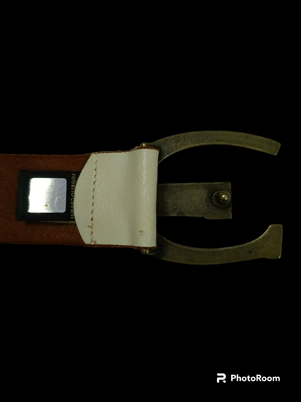 Just Cavalli × Roberto Cavalli JUST CAVALLI SWAROVSKI BUCKLE LEATHER (SIZE 28-32 INCH) Size ONE SIZE - 5 Thumbnail