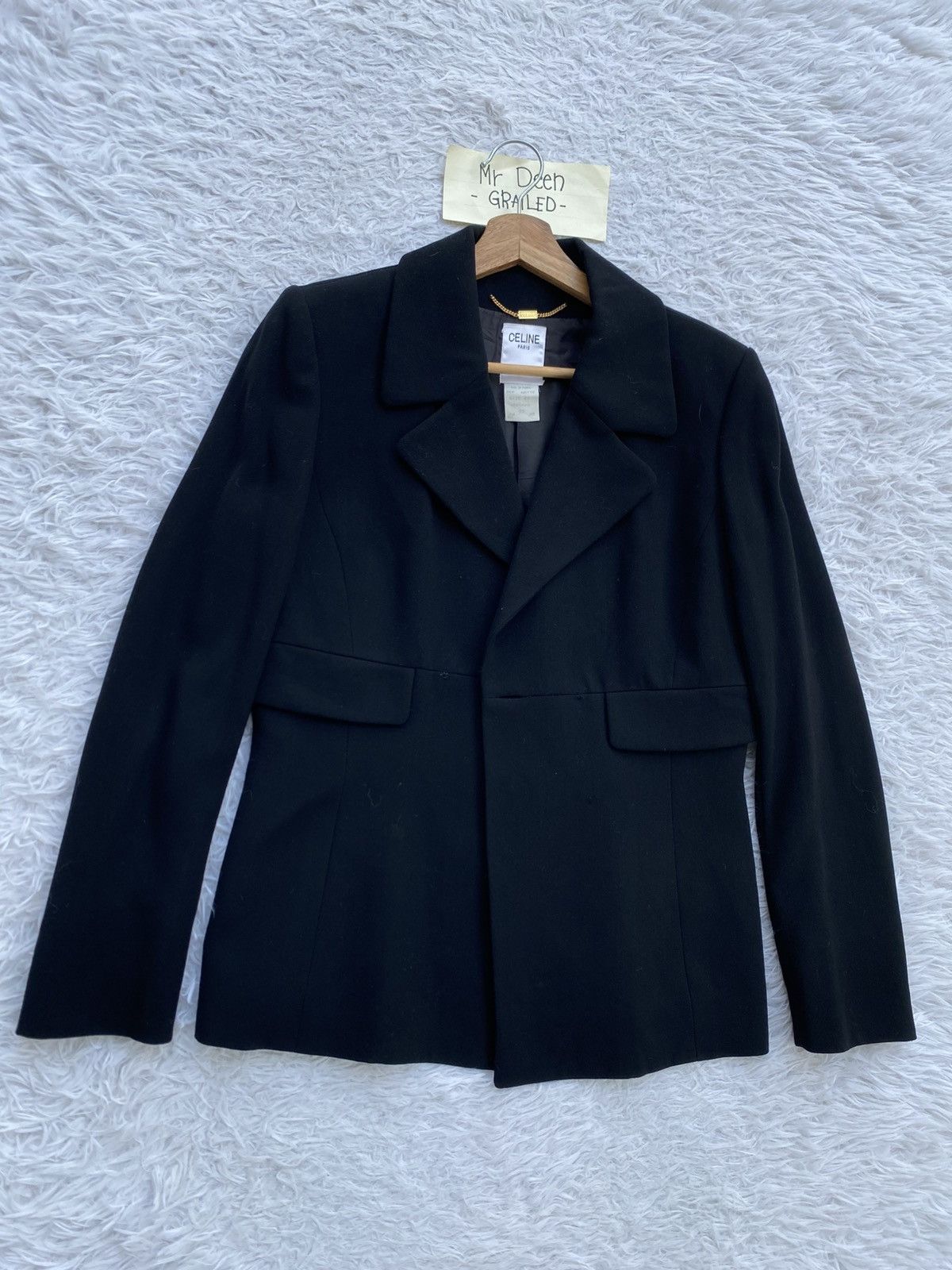 Celine Rare Vintage CELINE Blazer / Women Coat Size M / US 6-8 / IT 42-44 - 6 Thumbnail