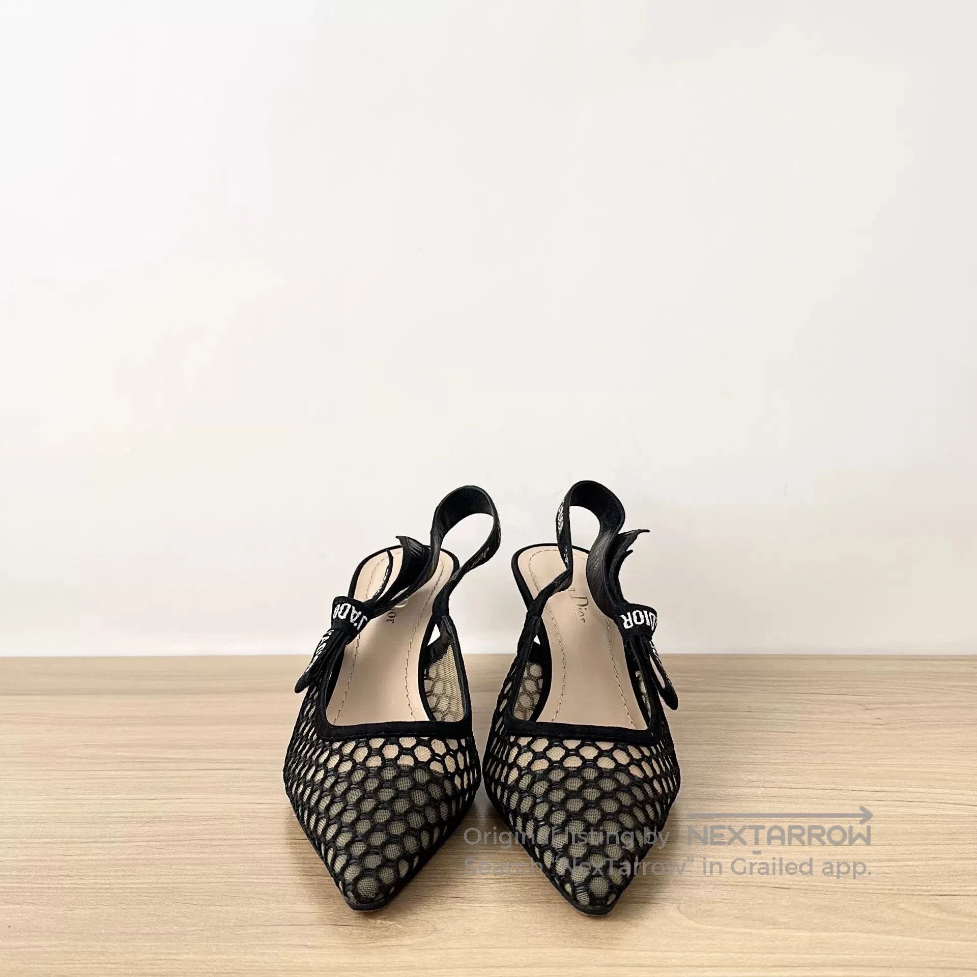 Dior Dior Mesh Kitten Heel Pumps Size 38. Size US 7 / IT 37 - 2 Thumbnail