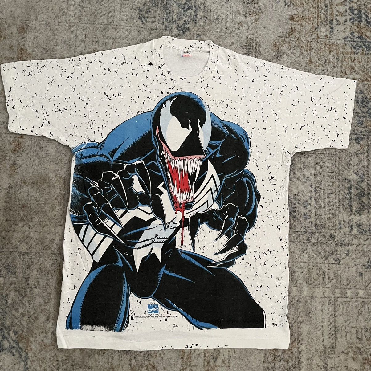 Marvel Comics Vintage Marvel Venom 1993 AOP shirt Size US XL / EU 56 / 4 - 1 Thumbnail